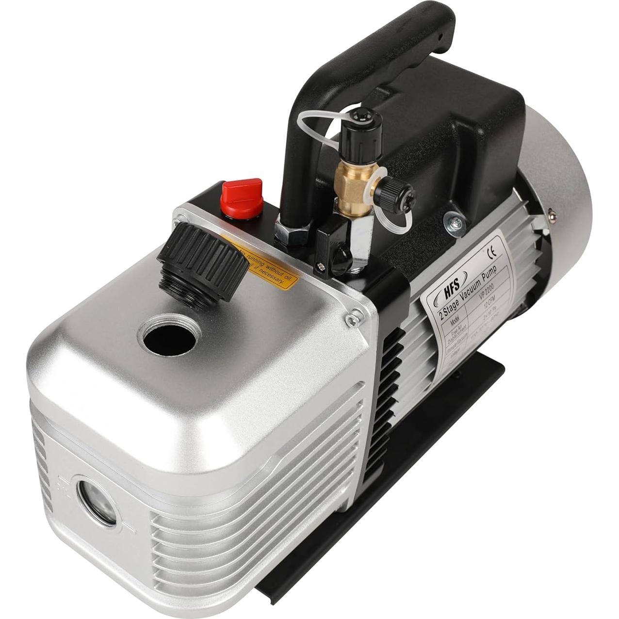 Bomba de Vacío HFS VP2200-NS 12 CFM 1HP 110V 2 Etapas