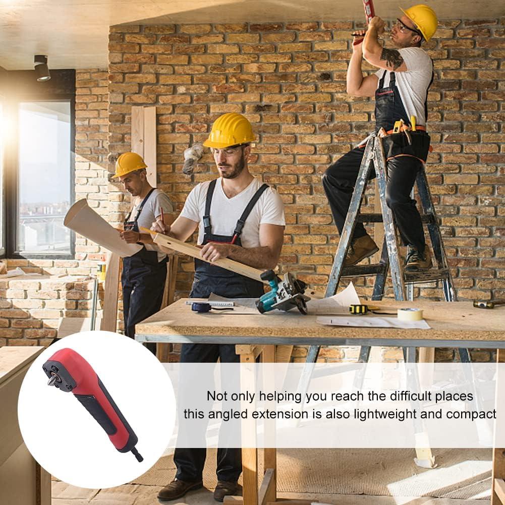 Adaptador de Ángulo Recto CALIDAKA 2pcs para Destornillador 18V