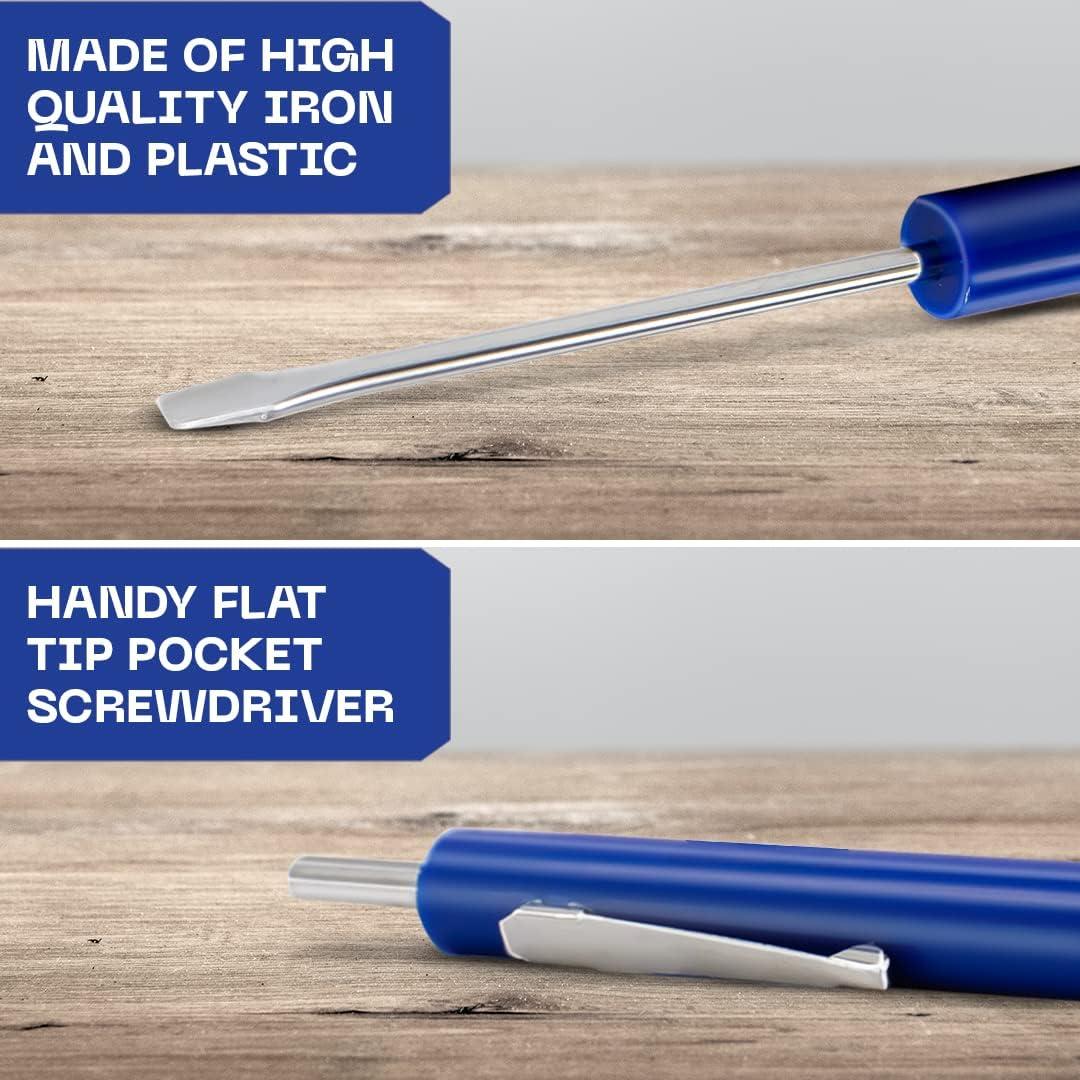 Mini Destornillador de Bolsillo Silginnes - Paquete de 3 - Acero