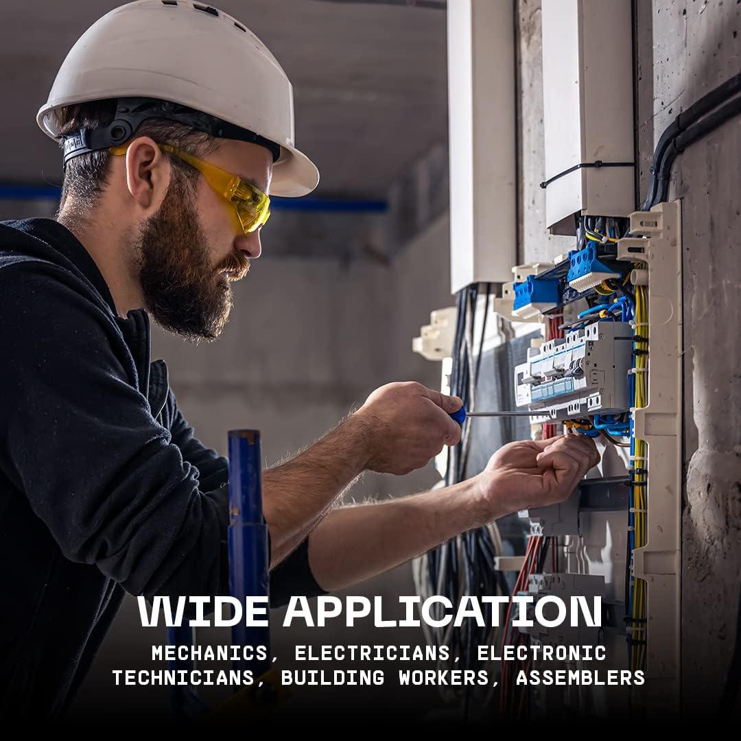 Mini Destornillador de Bolsillo Silginnes - Paquete de 3 - Acero