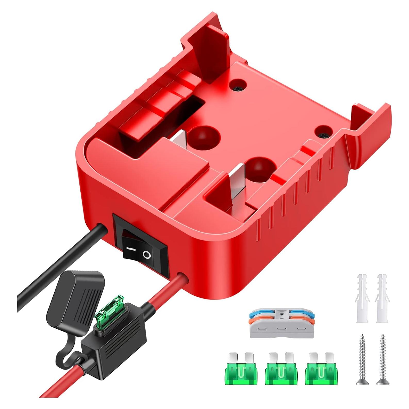 Adaptador de Rueda de Poder CHoiKWong para Batería Milwaukee M18 18V