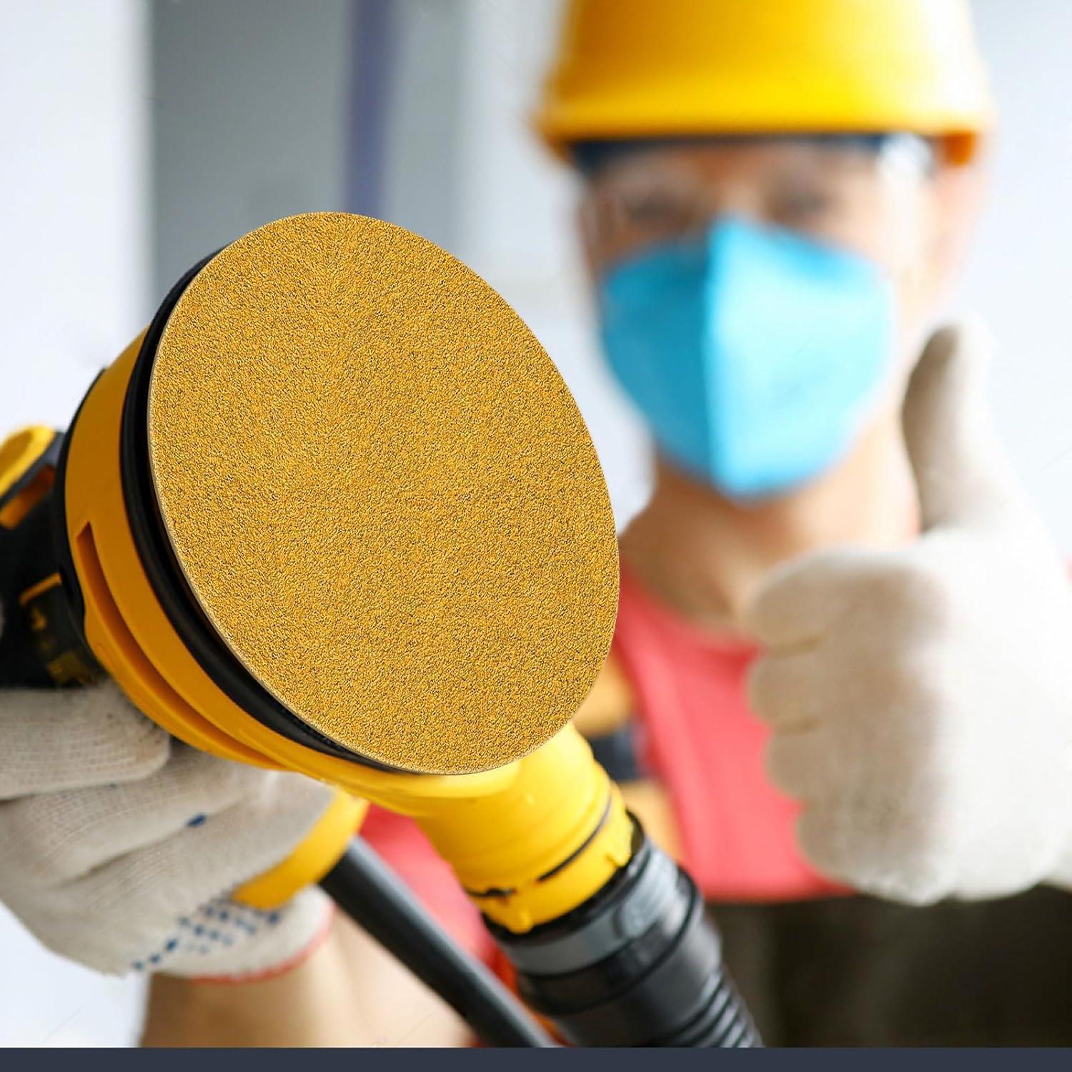 Disco de Lijado 6" SSIIXX Hook and Loop 60 Granos - Paquete 100