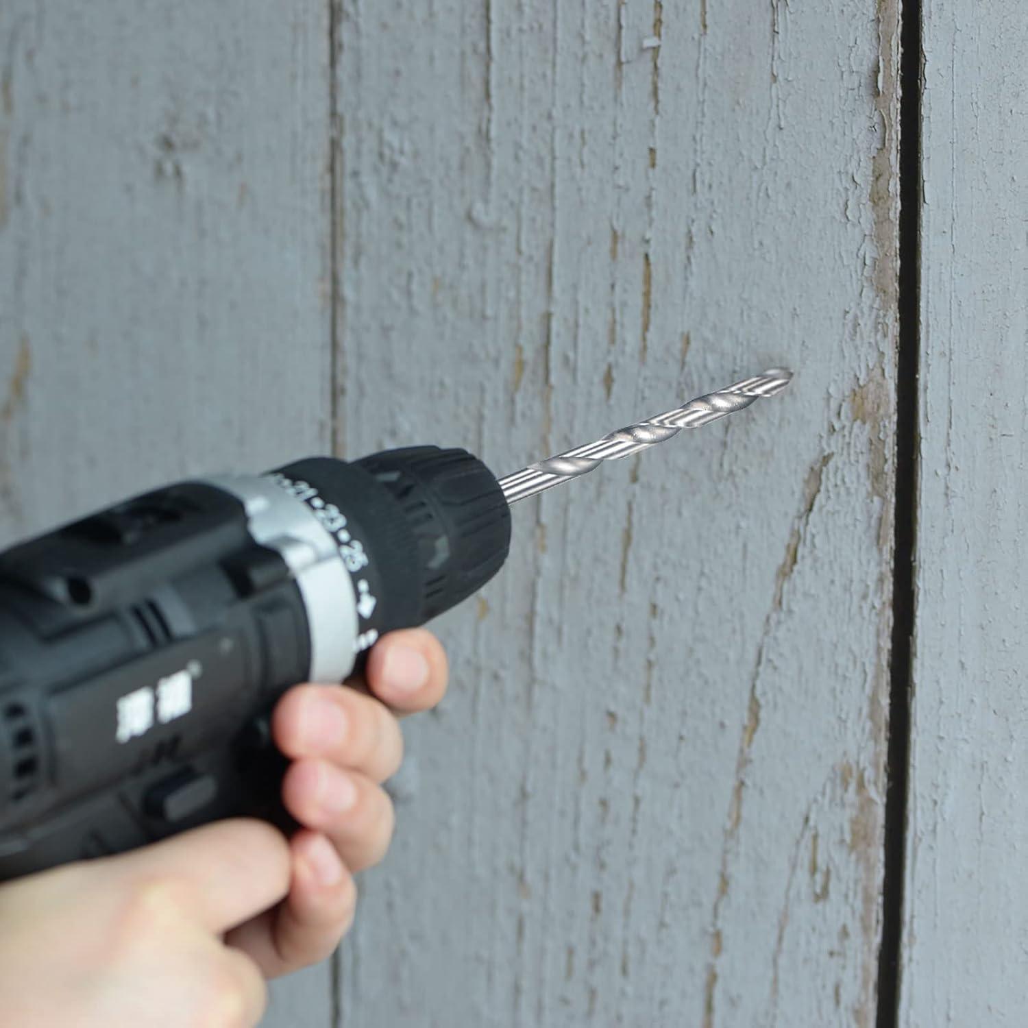 Brocas de Tornillo Extra Largas uxcell 2mm x 200mm HSS 2 Pcs