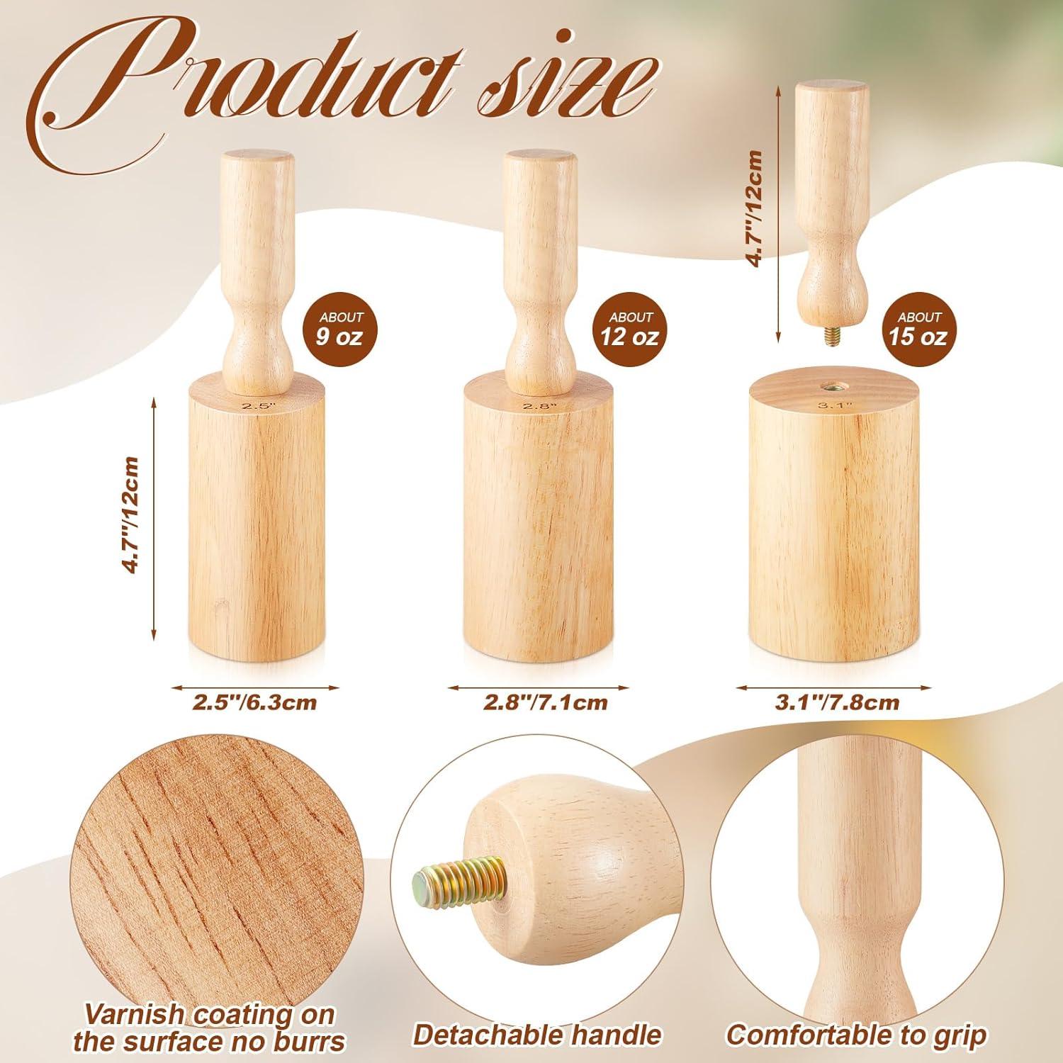 Moldes de Cerámica Juexica para Tazas 3 Pcs 6.35-7.87 cm