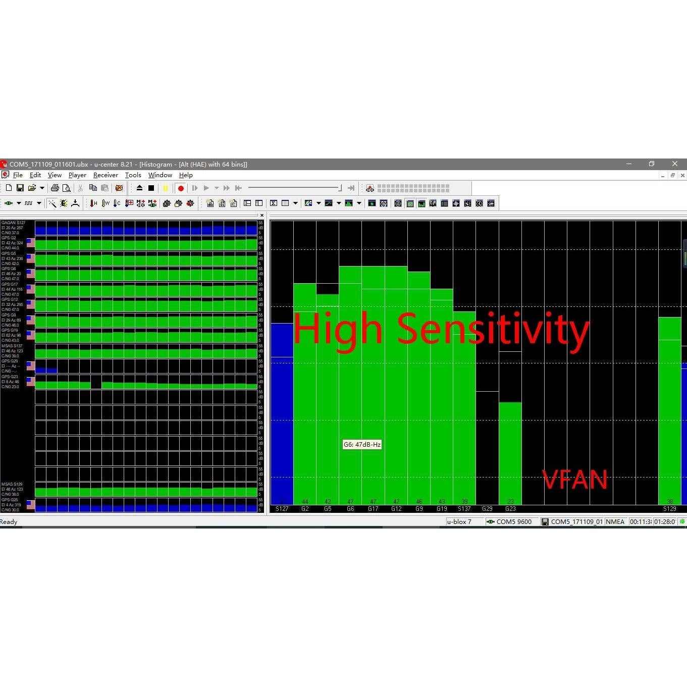 Antena GPS USB AN SHI TECH con Base Magnética 80g