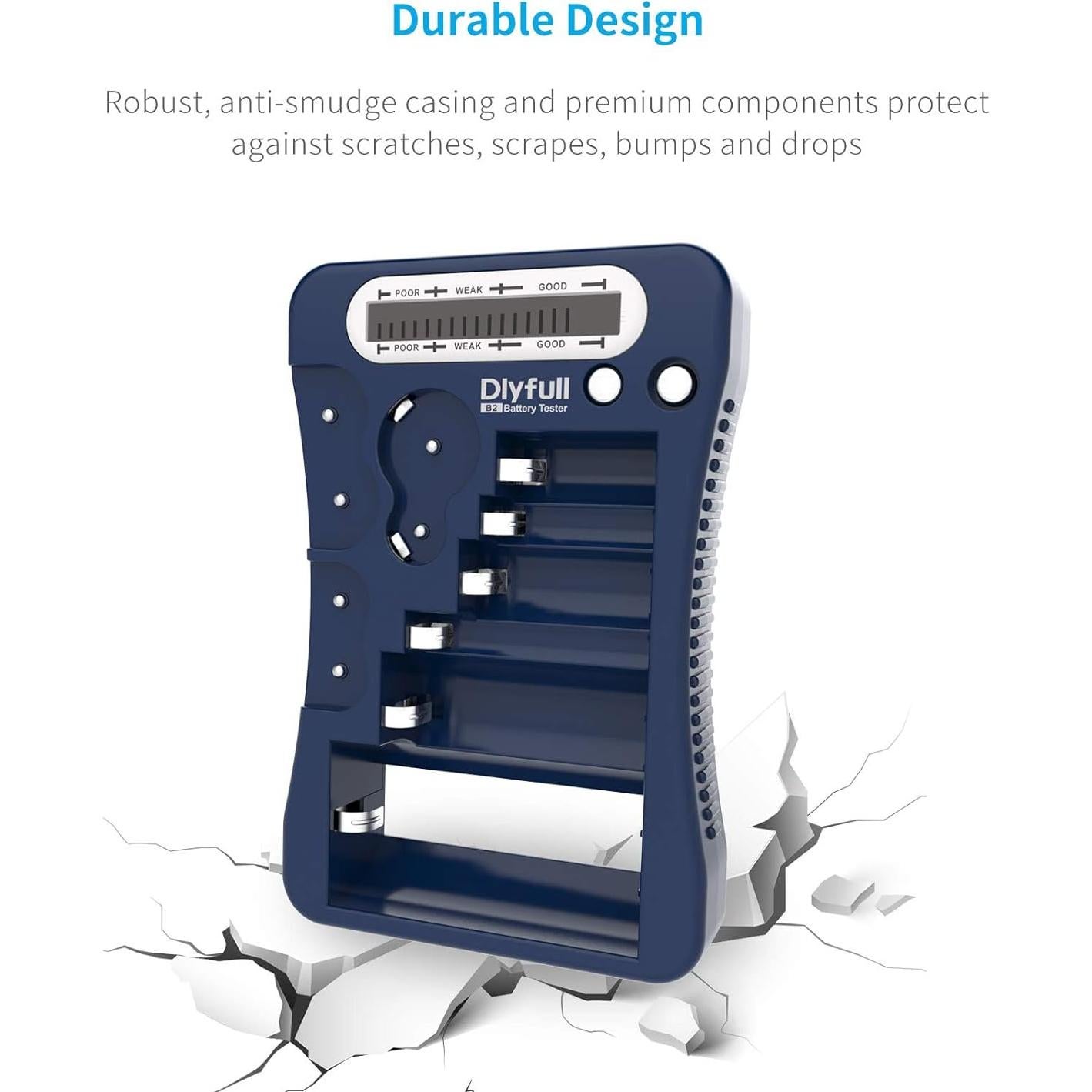 Probador de Baterías Dlyfull Universal LCD AA AAA 9V