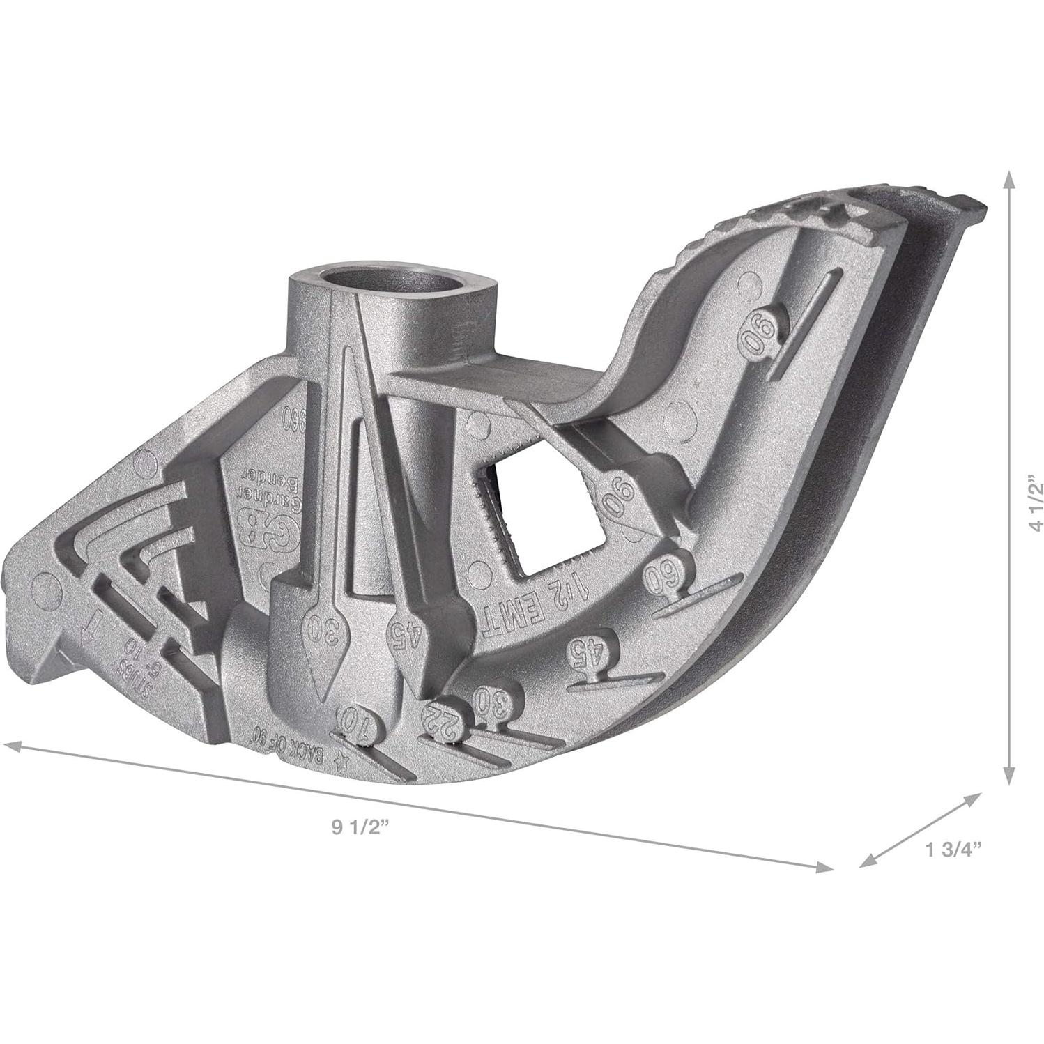 Cabezal de Doblado Gardner Bender 960 de Aluminio 1.27 cm