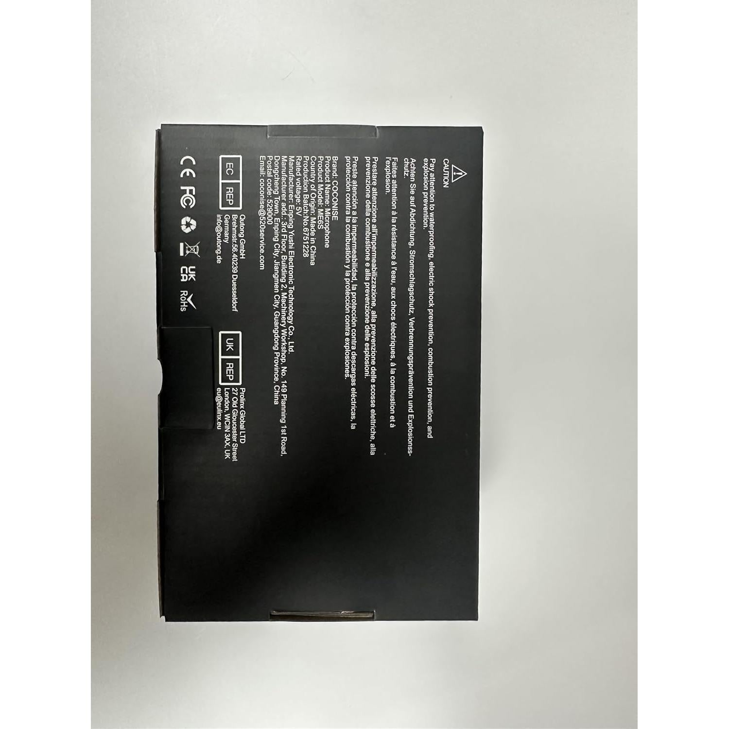 Micrófono Gaming COCONISE ME6S USB con RGB y Soporte