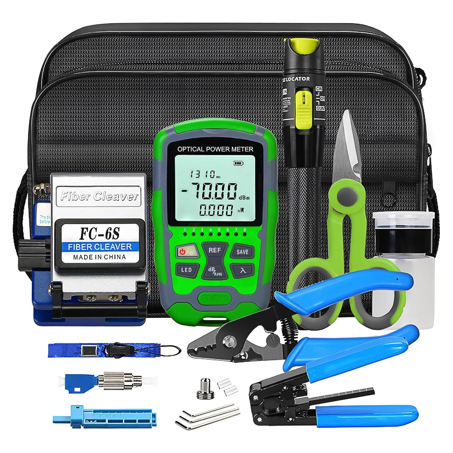 Kit de herramientas FTTH SAIVXIAN con cortador y medidor