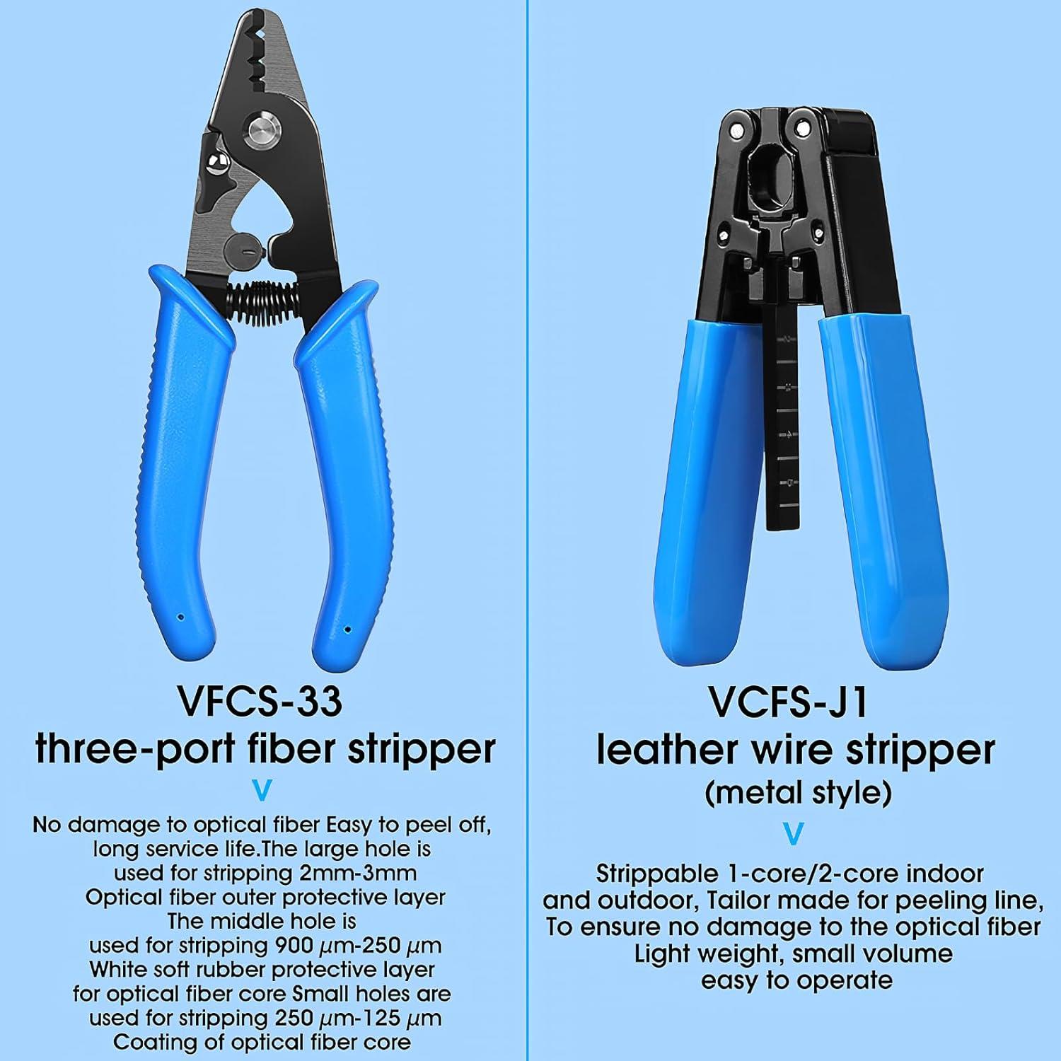 Kit de herramientas FTTH SAIVXIAN con cortador y medidor