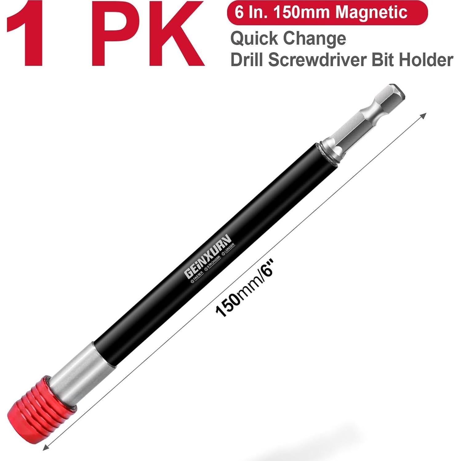 Soporte de Punta de Destornillador GEINXURN 150 mm Magnético