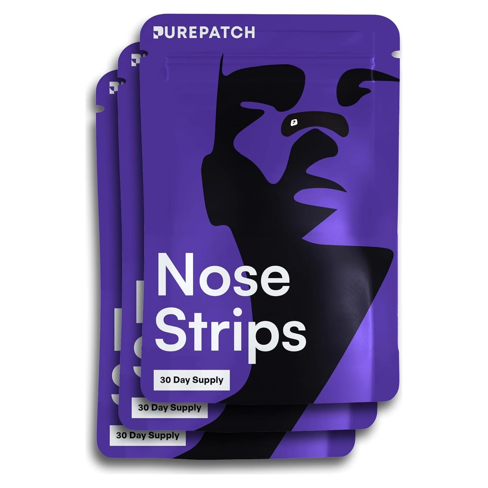 Tiras Nasales Pure Patch - Seda de Bambú Hipoalergénica 90 Paquetes