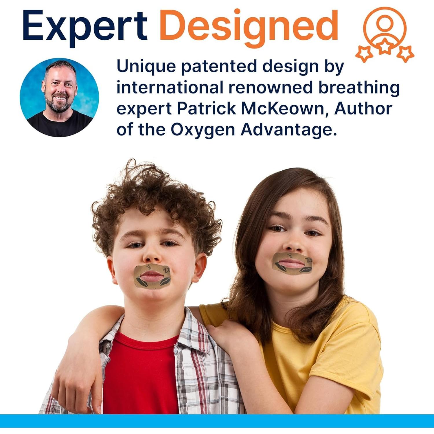 Tiras para dormir MyoTape S - Mejora respiración nasal