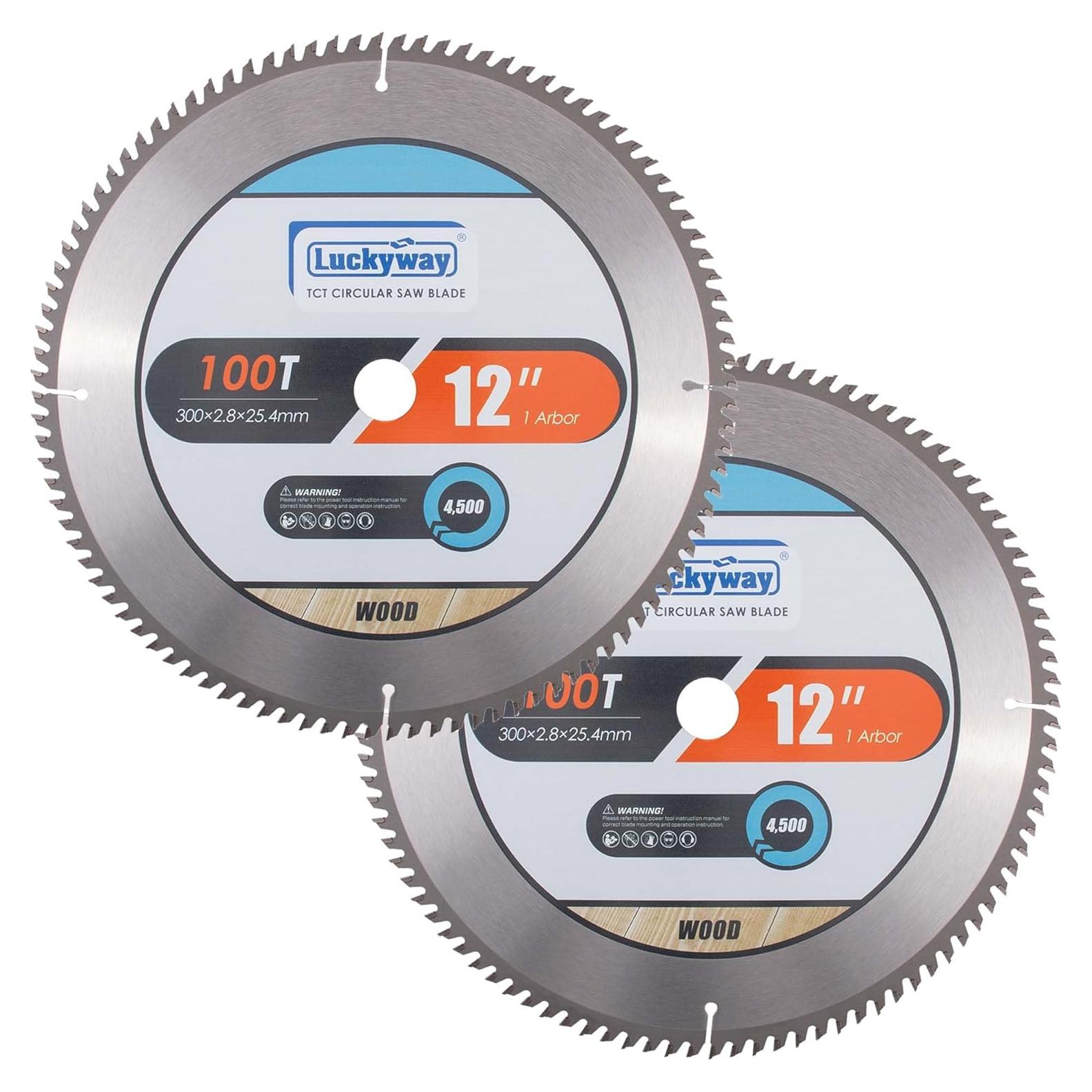 Hoja de Sierra Ingletadora Luckyway 30.48 cm 100T 2-Pack