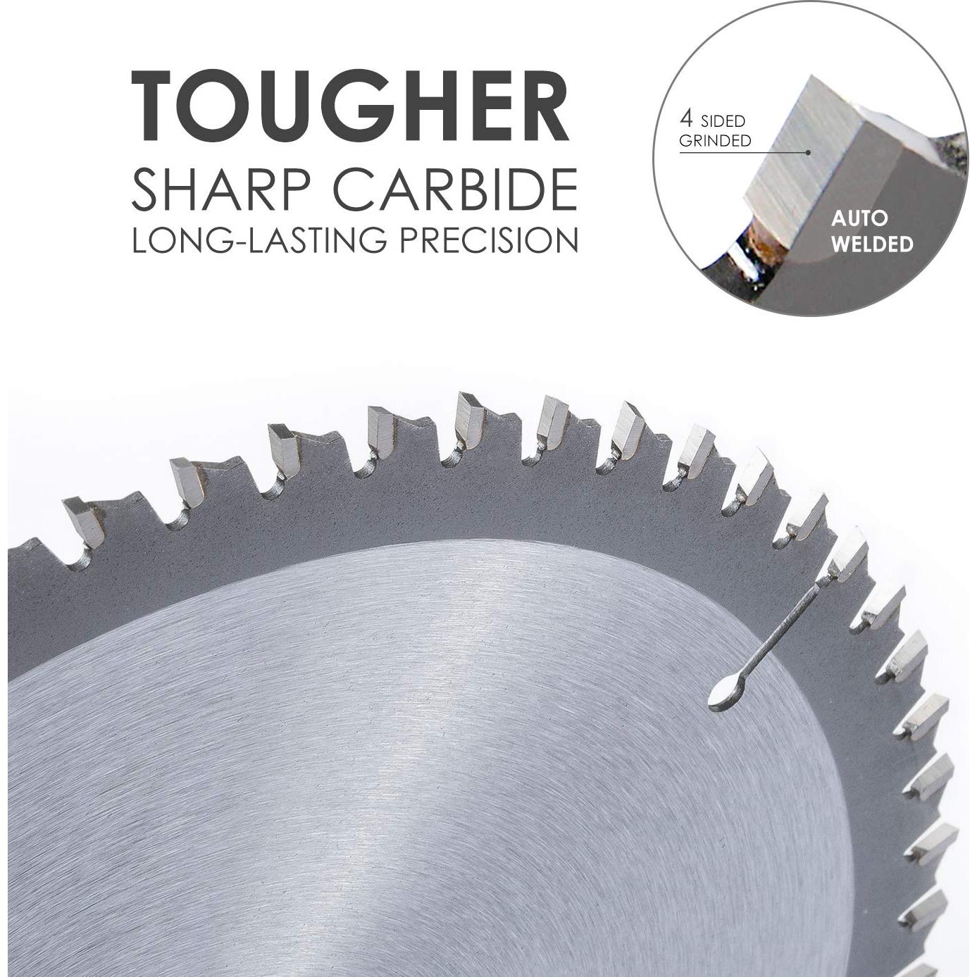 Cuchilla de Sierra Ingletadora 10" Luckyway 80T TCT para Madera