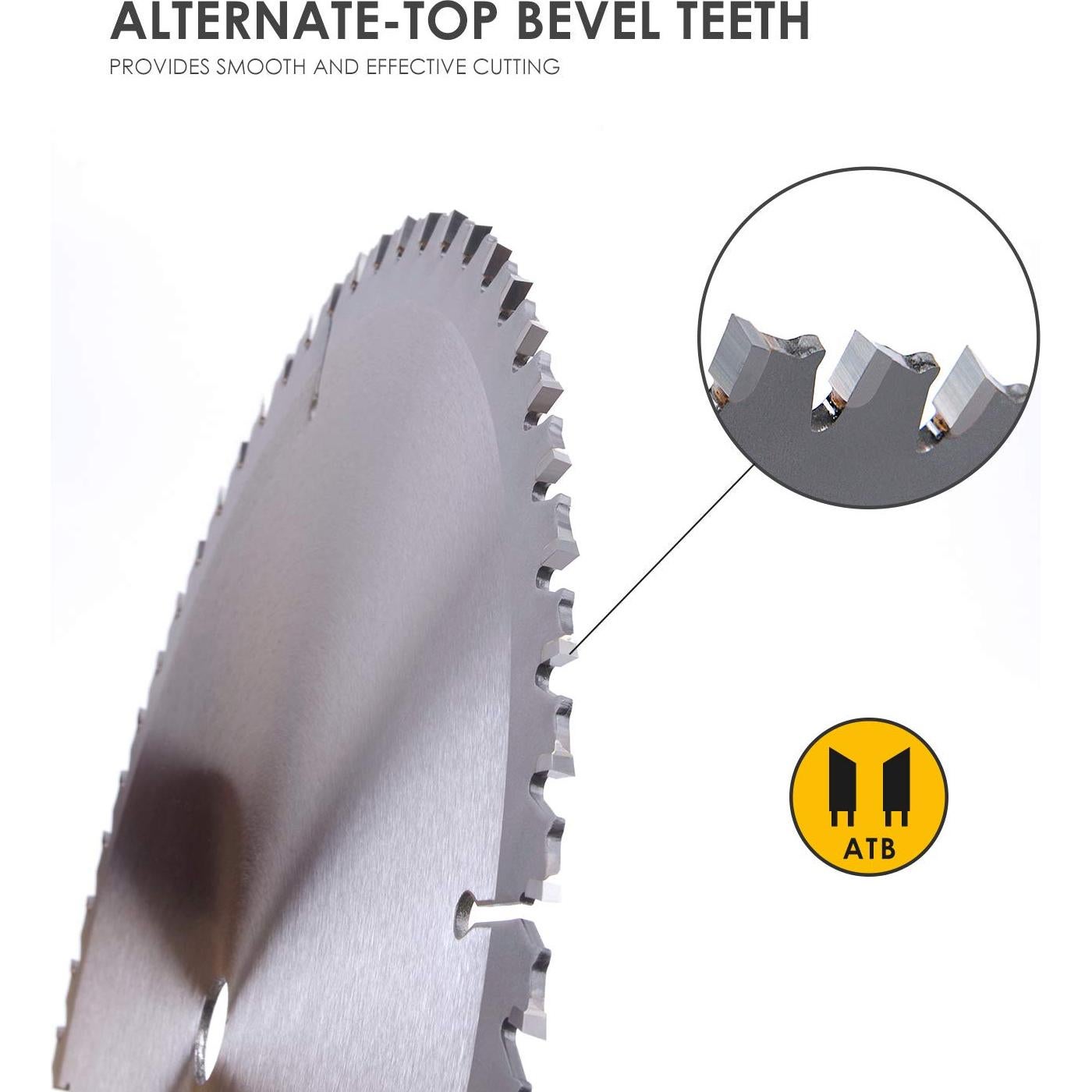 Cuchilla de Sierra Ingletadora 10" Luckyway 80T TCT para Madera