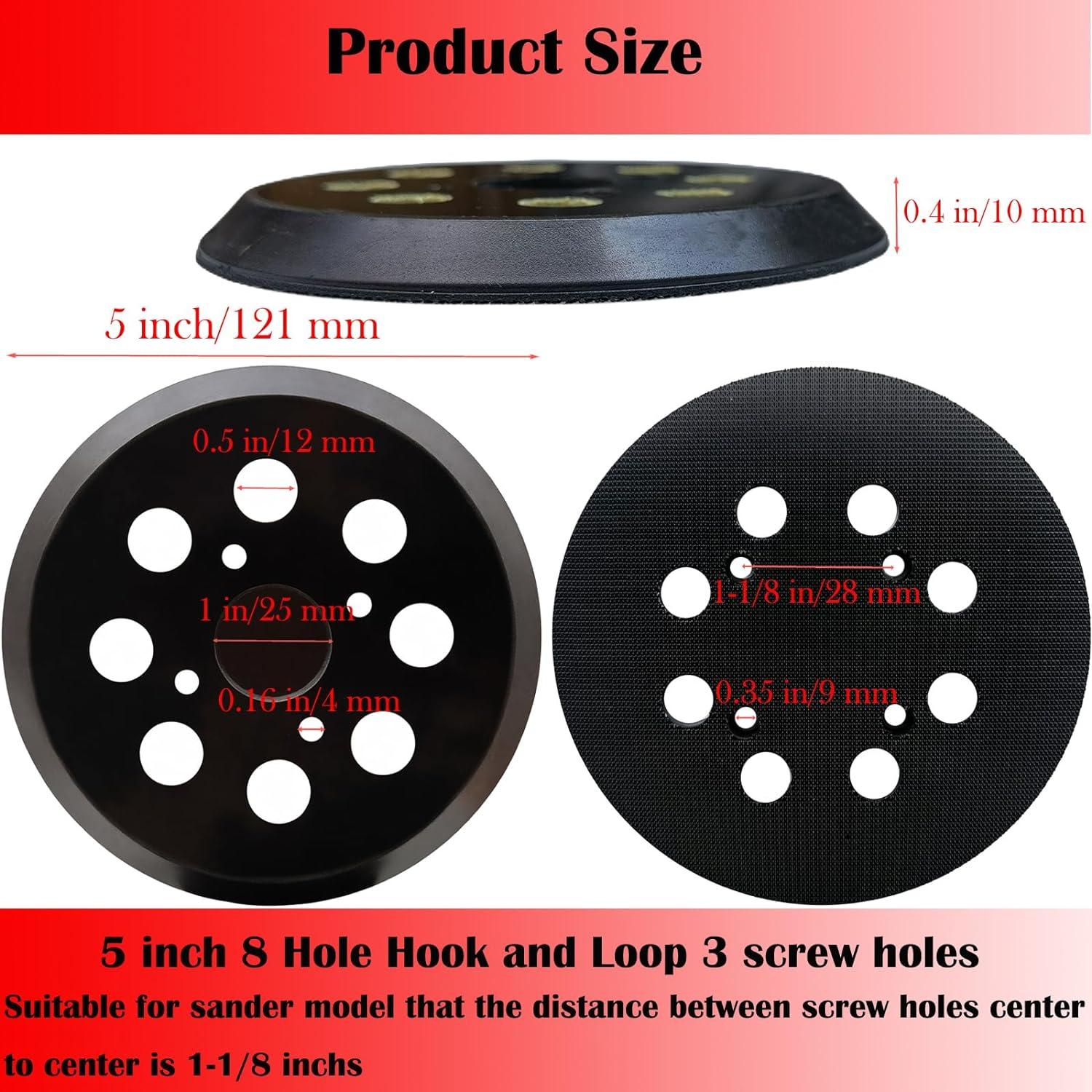 Pad de Lijado 12.7 cm Tockrop para Lijadora Ryobi RS290 y más