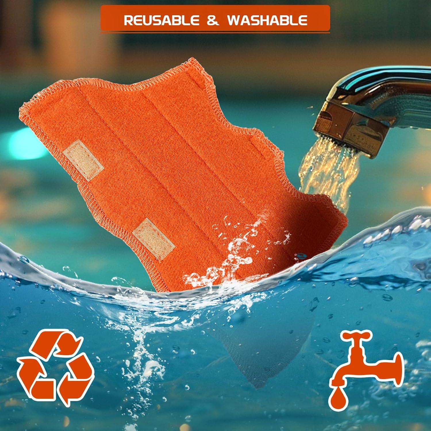 Banda de Sudor para Casco OCQOTAT 6 Piezas Algodón