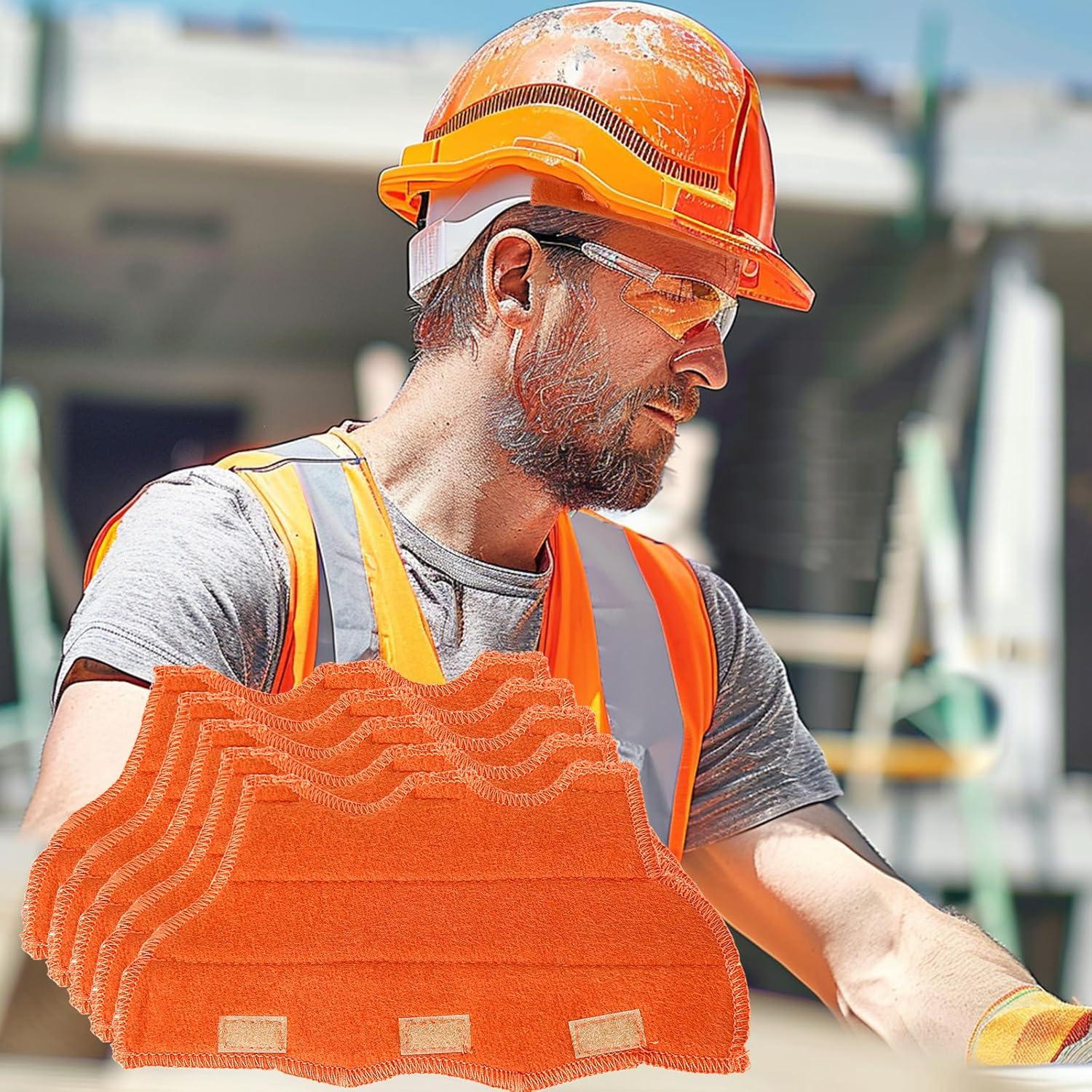 Banda de Sudor para Casco OCQOTAT 6 Piezas Algodón