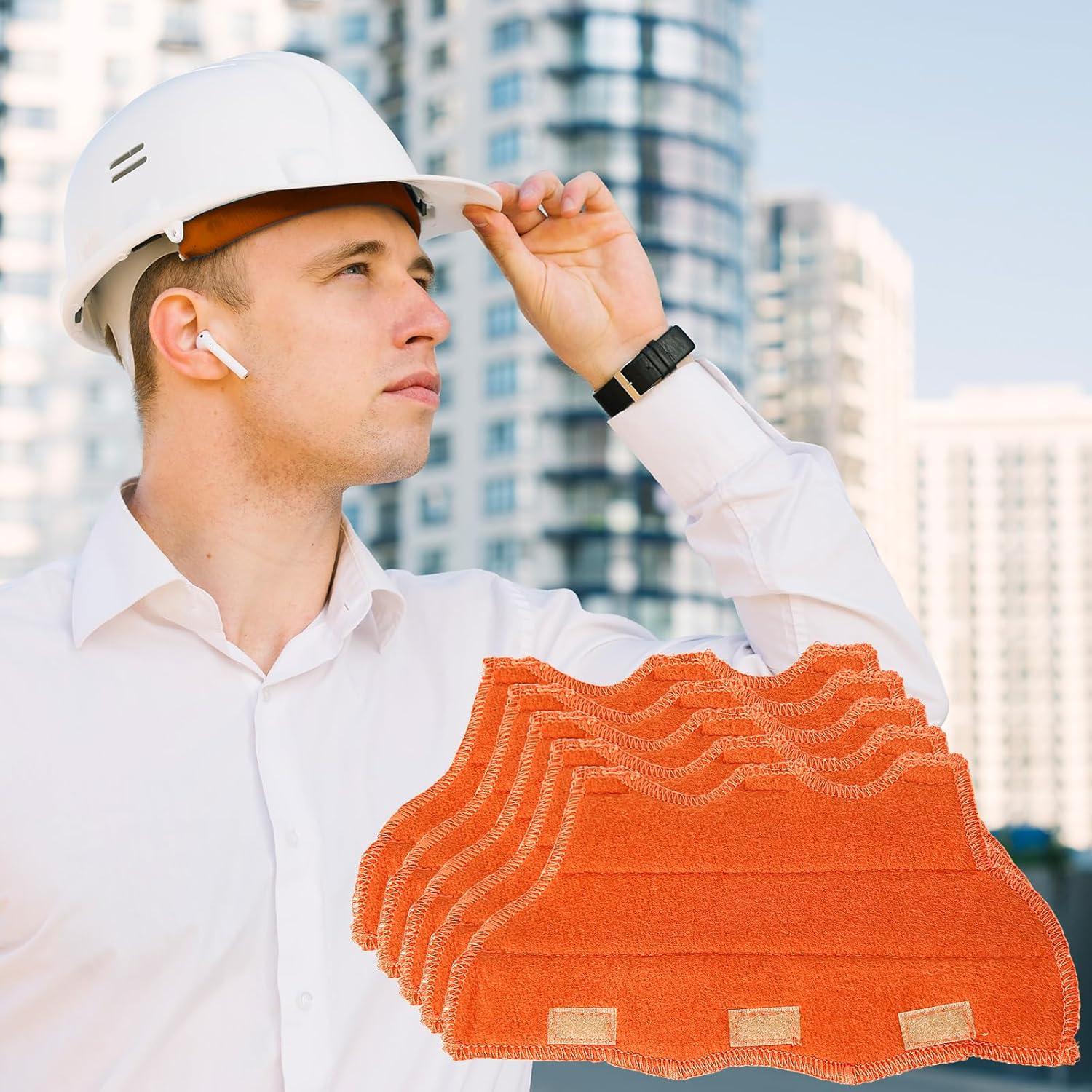 Banda de Sudor para Casco OCQOTAT 6 Piezas Algodón