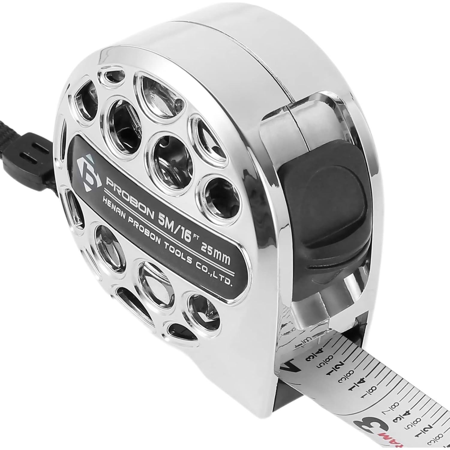 Cinta Métrica Retráctil Mimoyalaso 5m Acero Inoxidable Impermeable