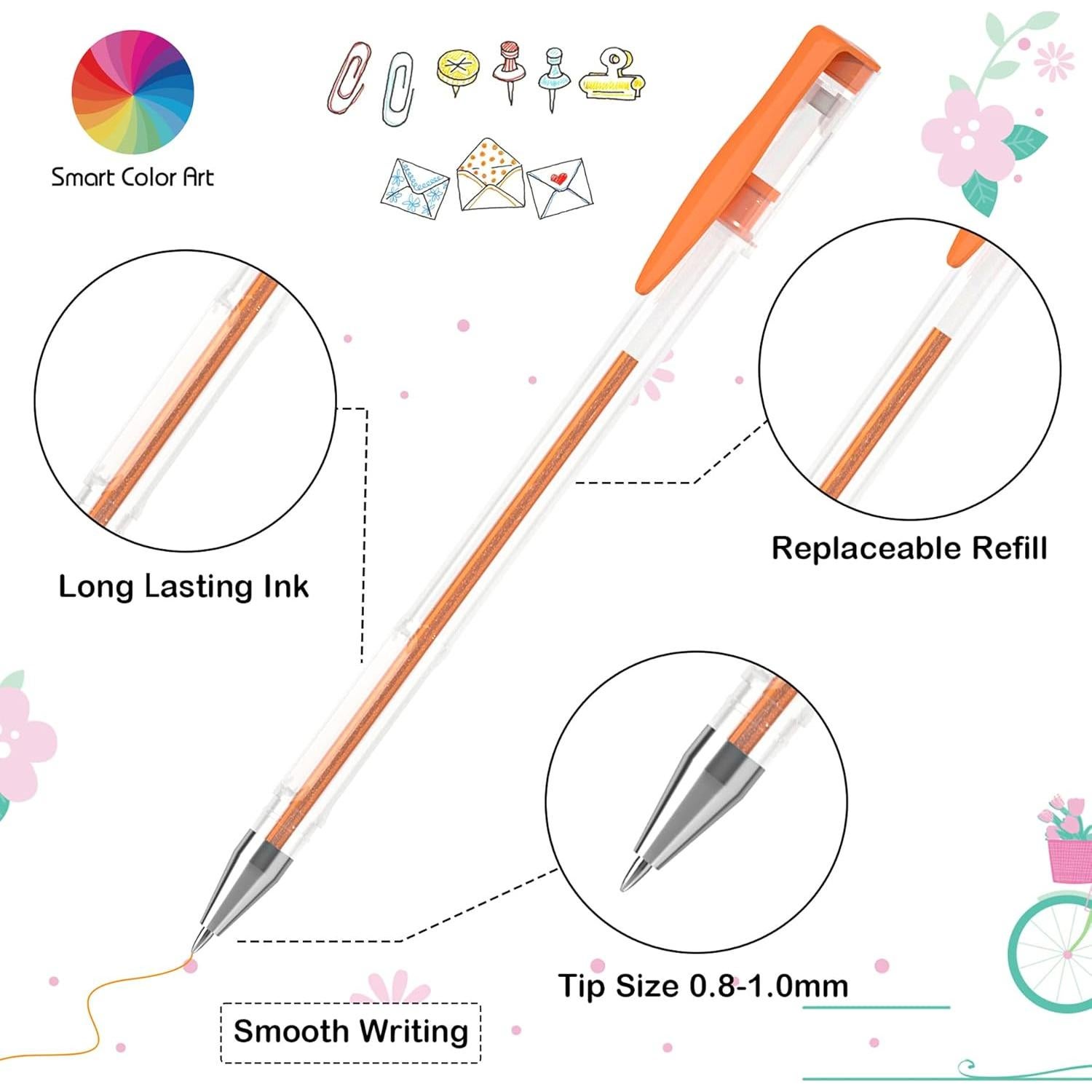 Juego de 320 bolígrafos de gel Smart Color Art 160 colores