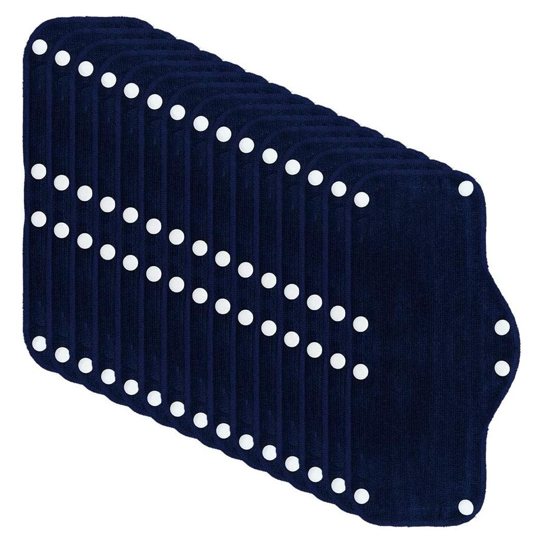 Banda de Sudor para Casco Topbuti 15 Piezas Algodón Azul