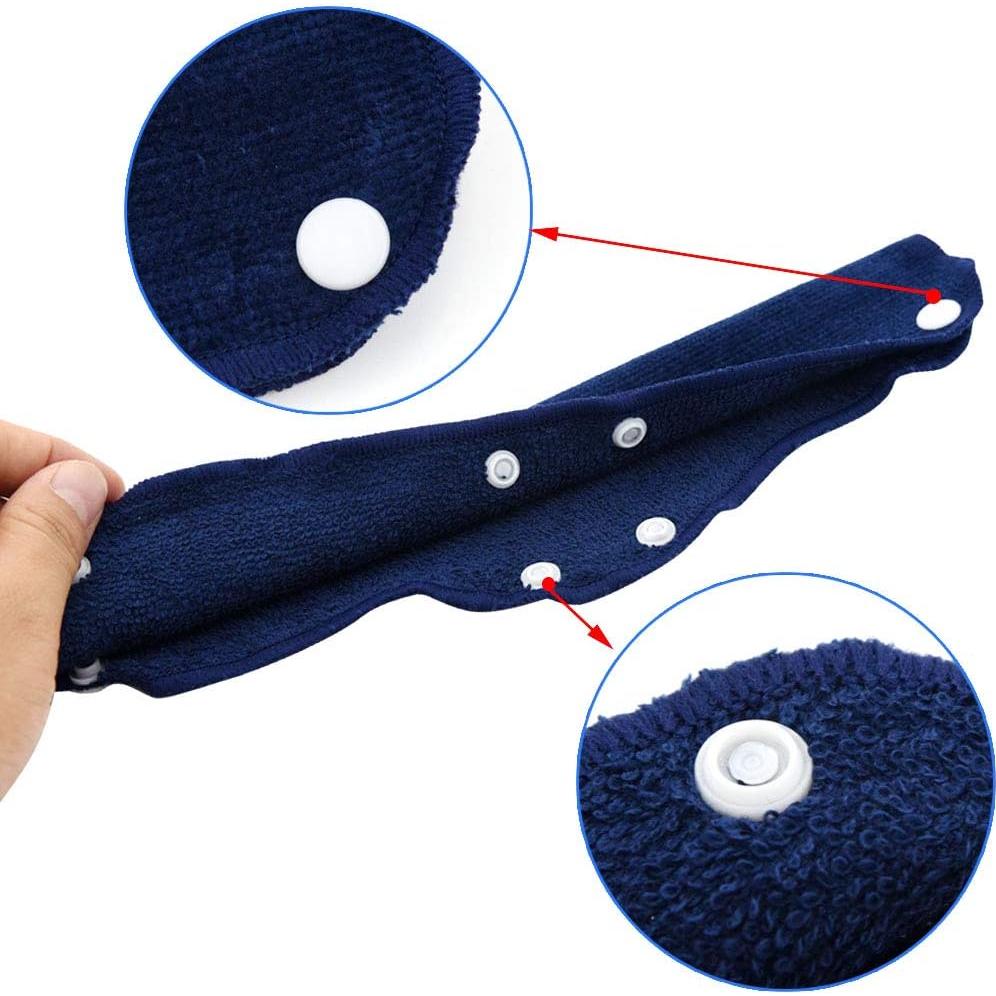 Banda de Sudor para Casco Topbuti 15 Piezas Algodón Azul