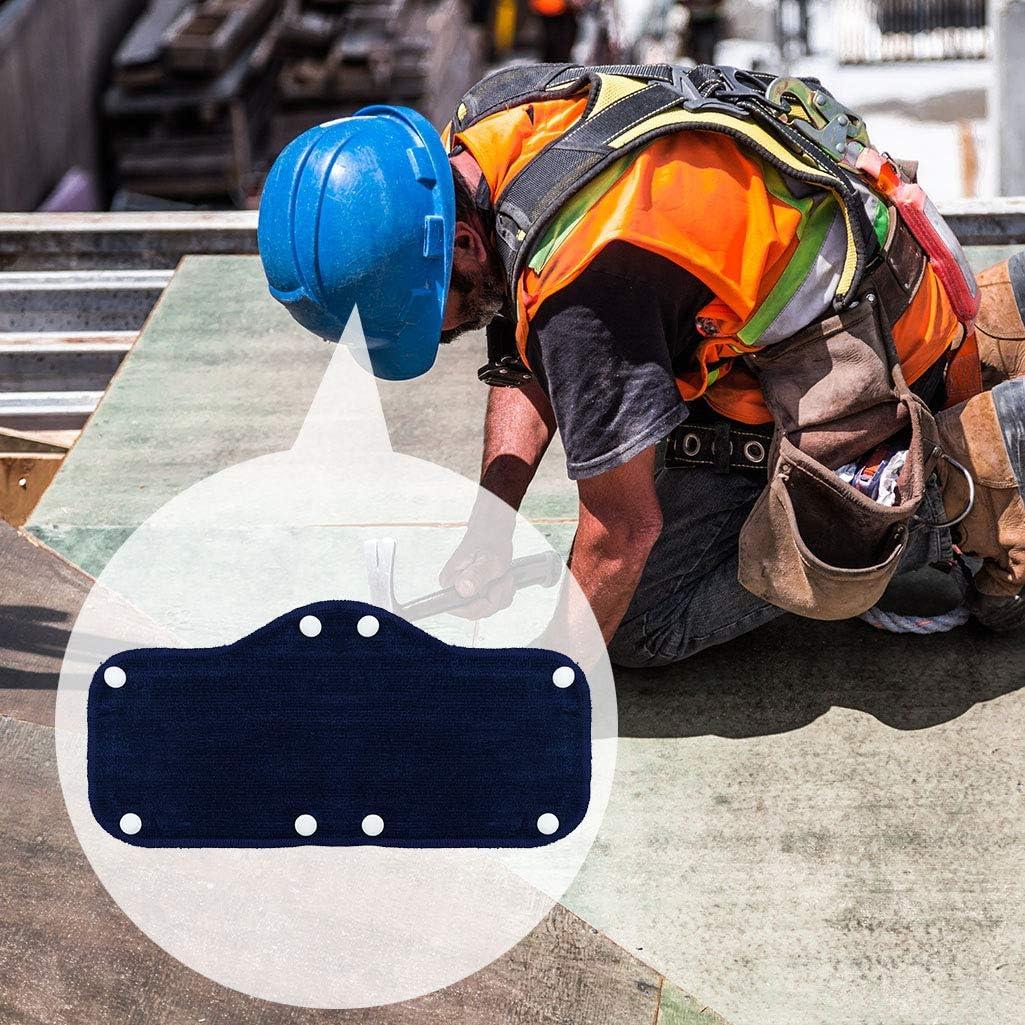 Banda de Sudor para Casco Topbuti 15 Piezas Algodón Azul