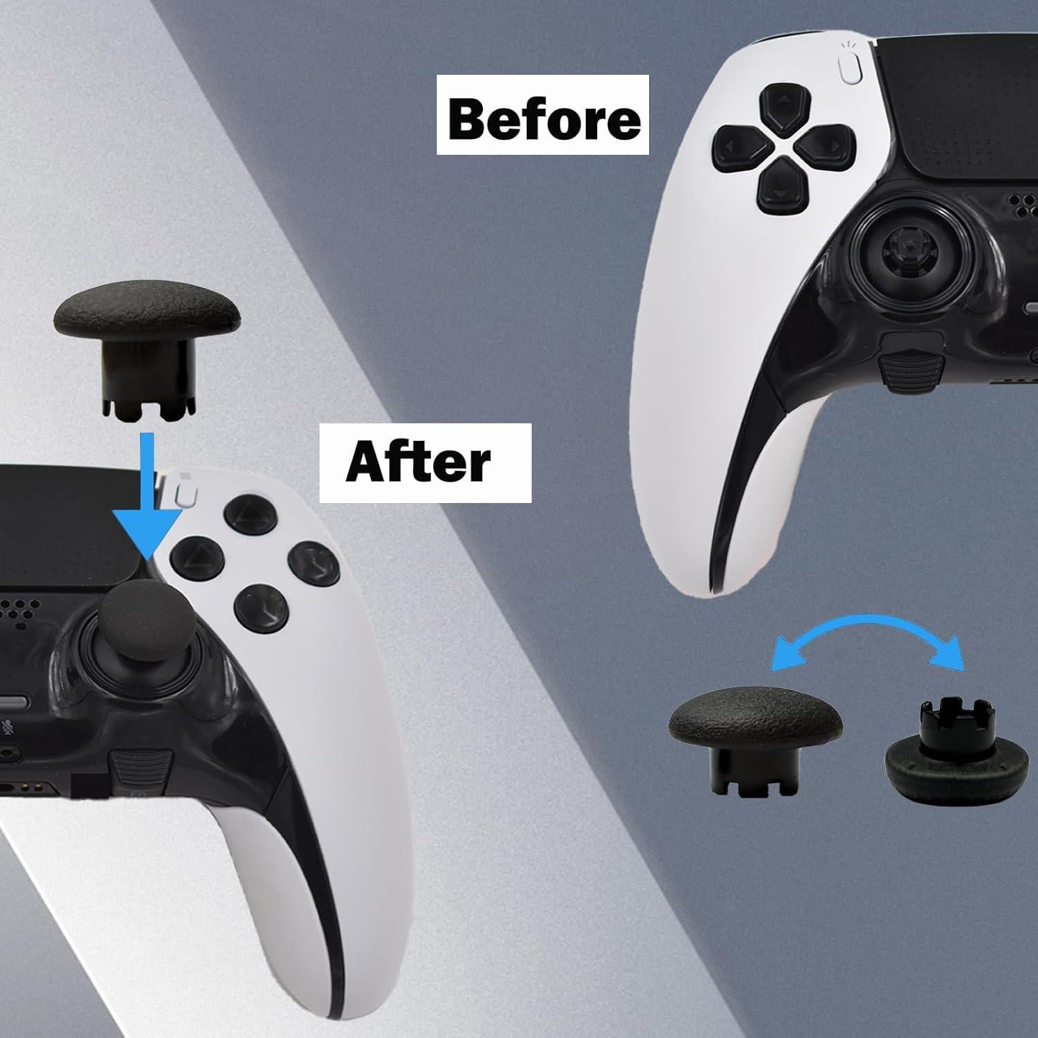 Taponcillos Intercambiables Peixiong para Controlador PS5 Edge - 6 Piezas