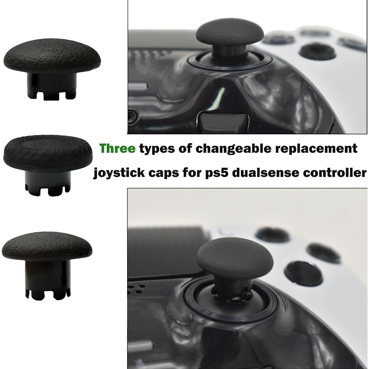 Taponcillos Intercambiables Peixiong para Controlador PS5 Edge - 6 Piezas