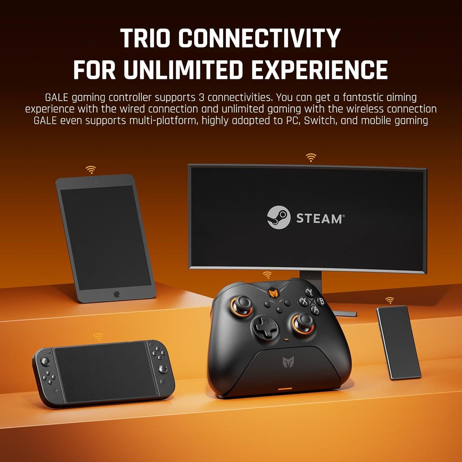 Controlador Inalámbrico BIGBIG WON Gale Hall para PC y Switch