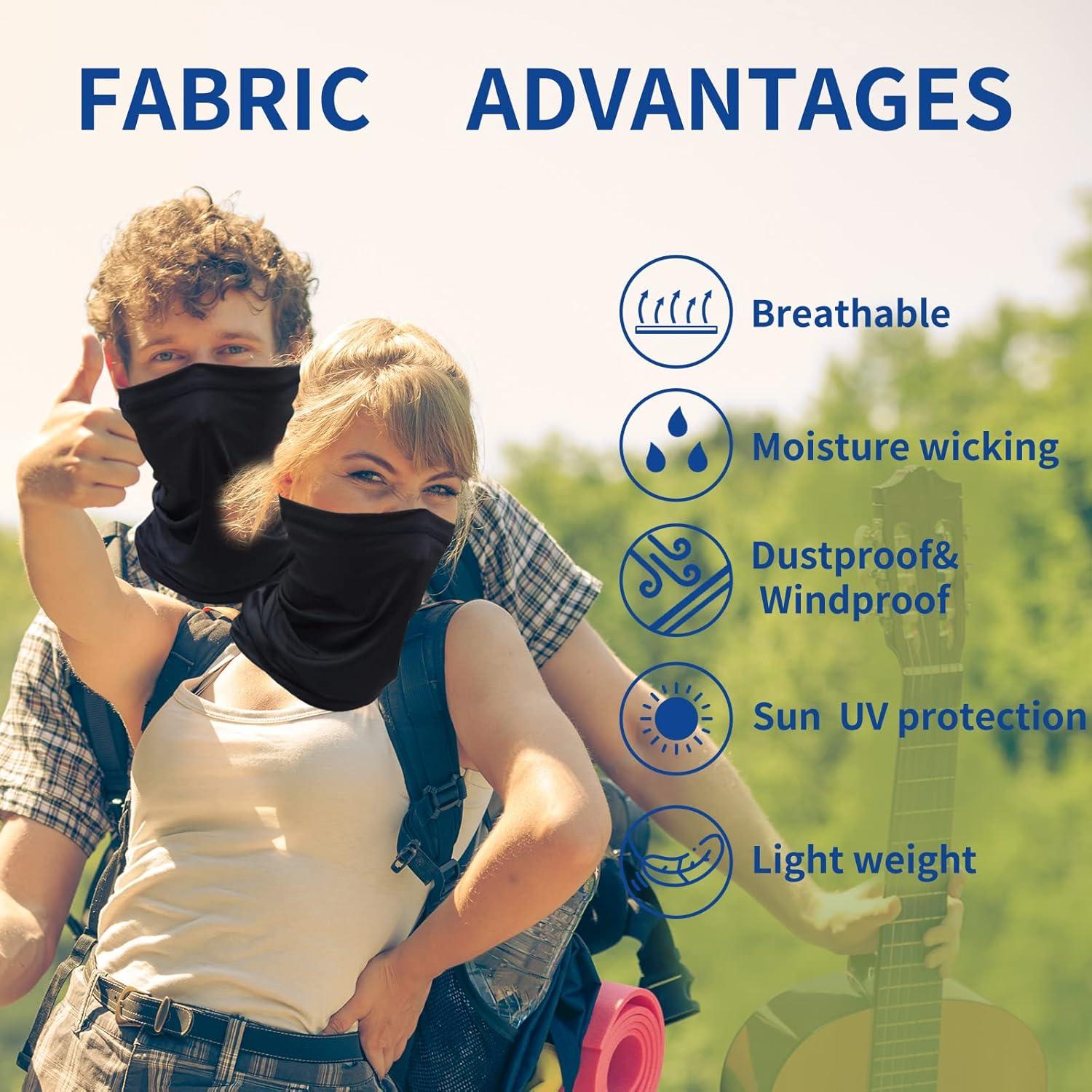 Gaiter de Cuello SHEVERCH Paquete de 6 Protección Solar