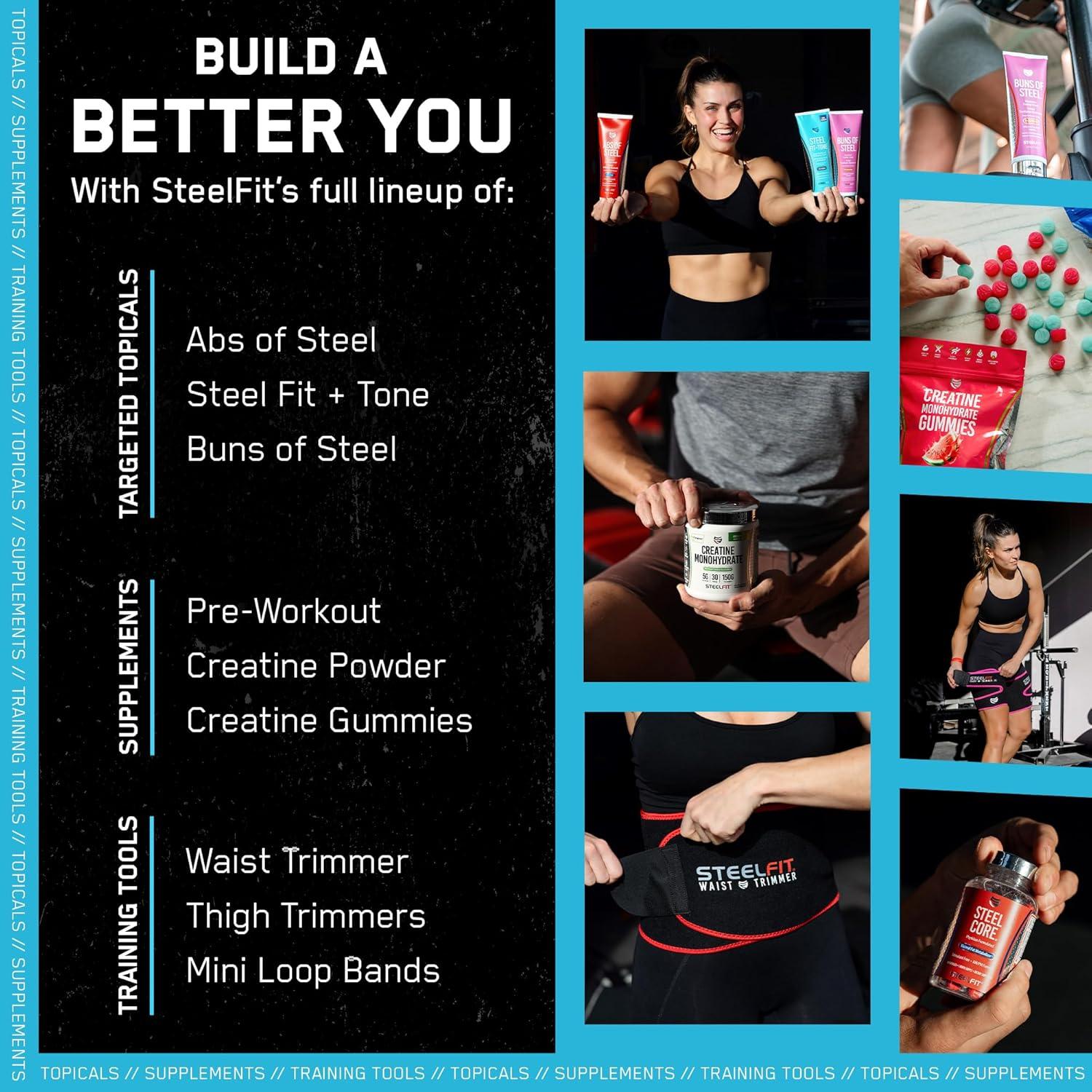 Crema Reafirmante SteelFit Bubbly Bliss 236 ml - Eliminador de Celulitis