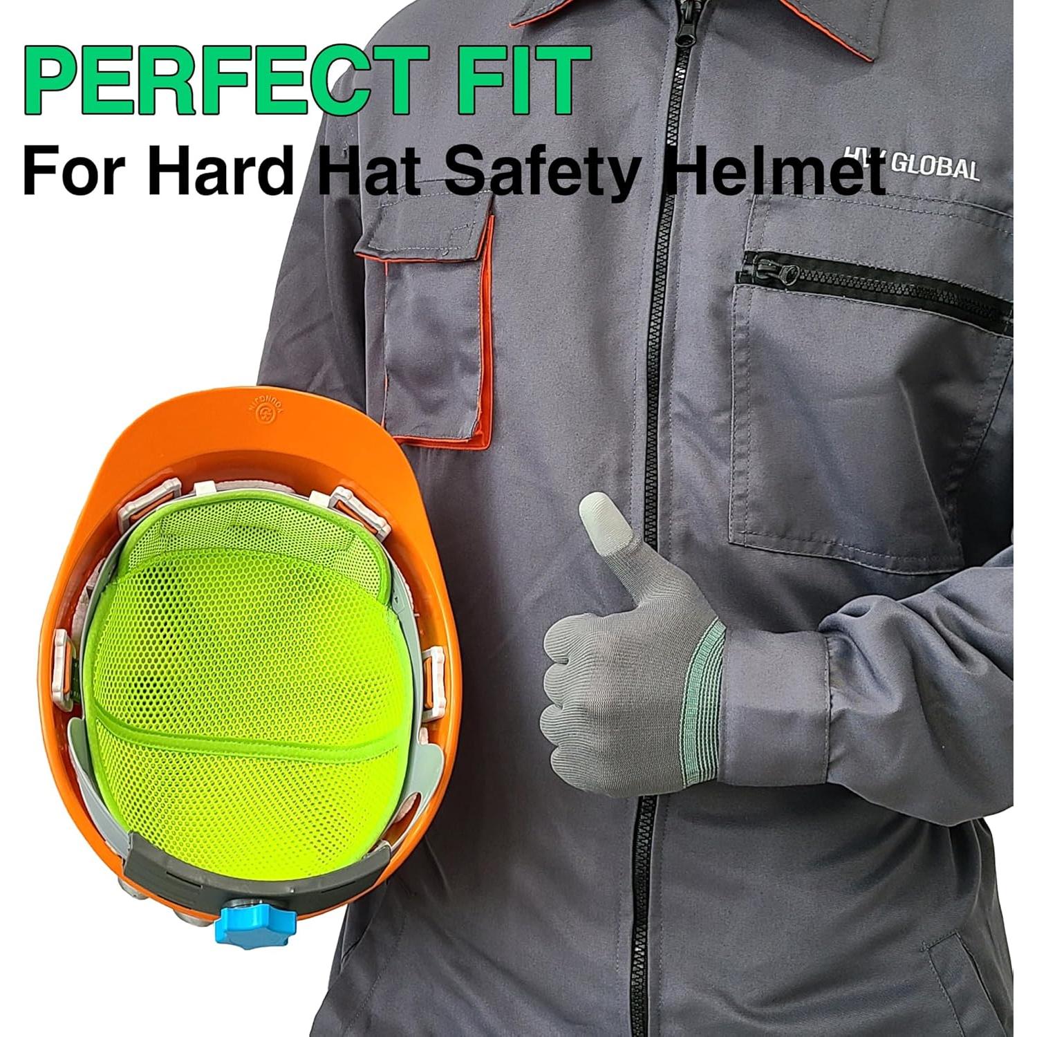 6PCS Banda de Sudor para Casco SAFE119 Lavable Absorbente