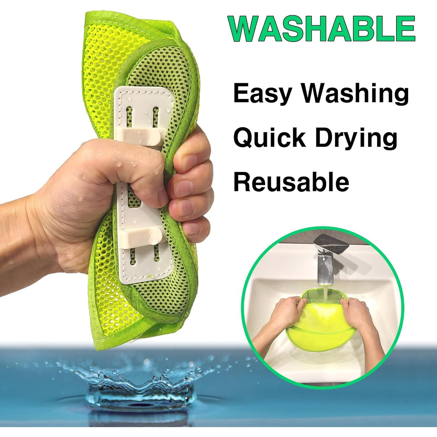 6PCS Banda de Sudor para Casco SAFE119 Lavable Absorbente