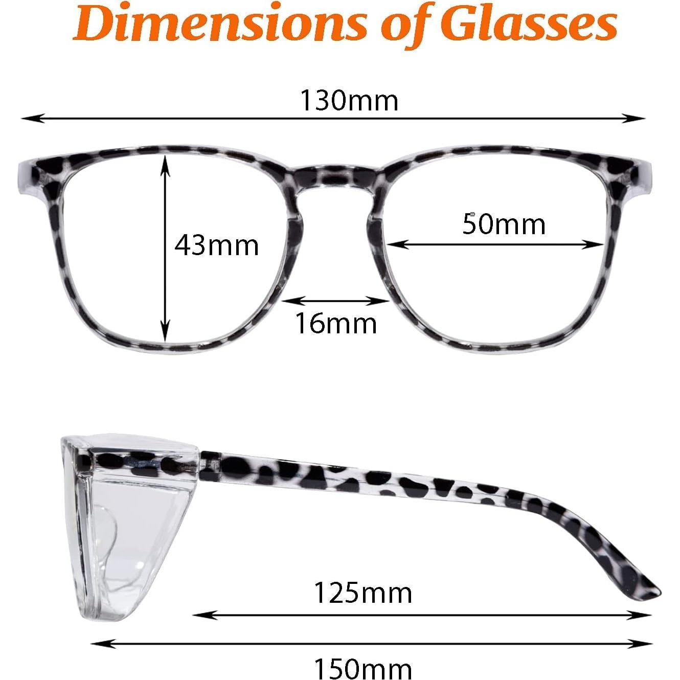 Gafas de Seguridad Antivaho BOBLUEON Claras Luz Azul