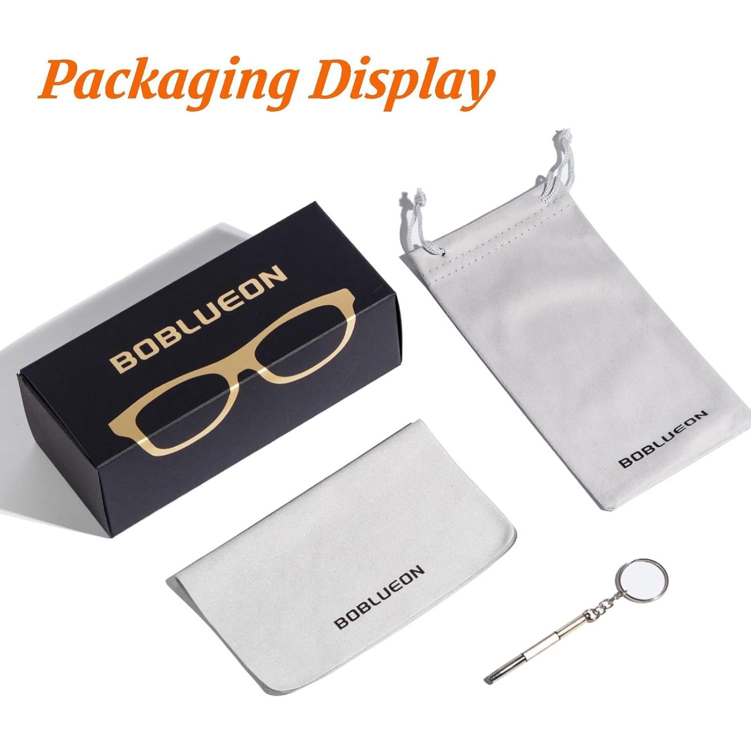 Gafas de Seguridad Antivaho BOBLUEON Claras Luz Azul