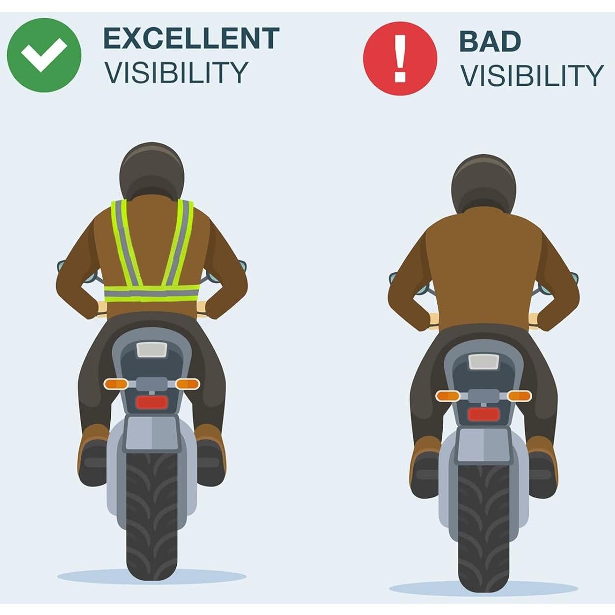 Chalecos de Seguridad DUSKCOVE 2 Pzs Amarillo Reflectante