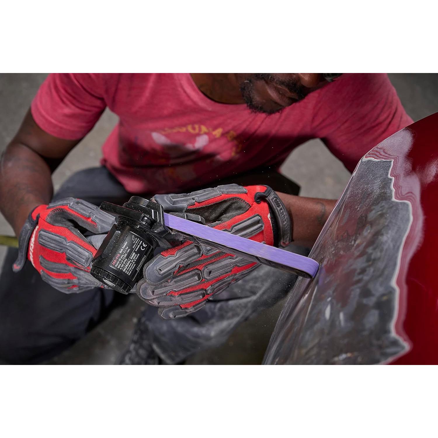 Lijadora de Banda Neumática Ingersoll Rand 360-418 1.27x45.72cm 0.6HP