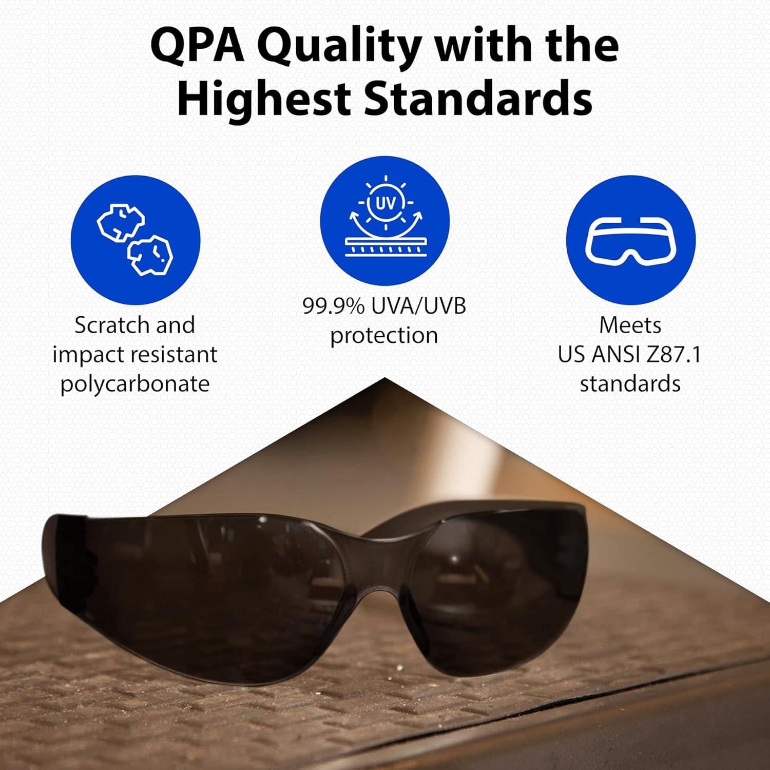 Gafas de Seguridad Quest - Lente Resistente UVA/UVB