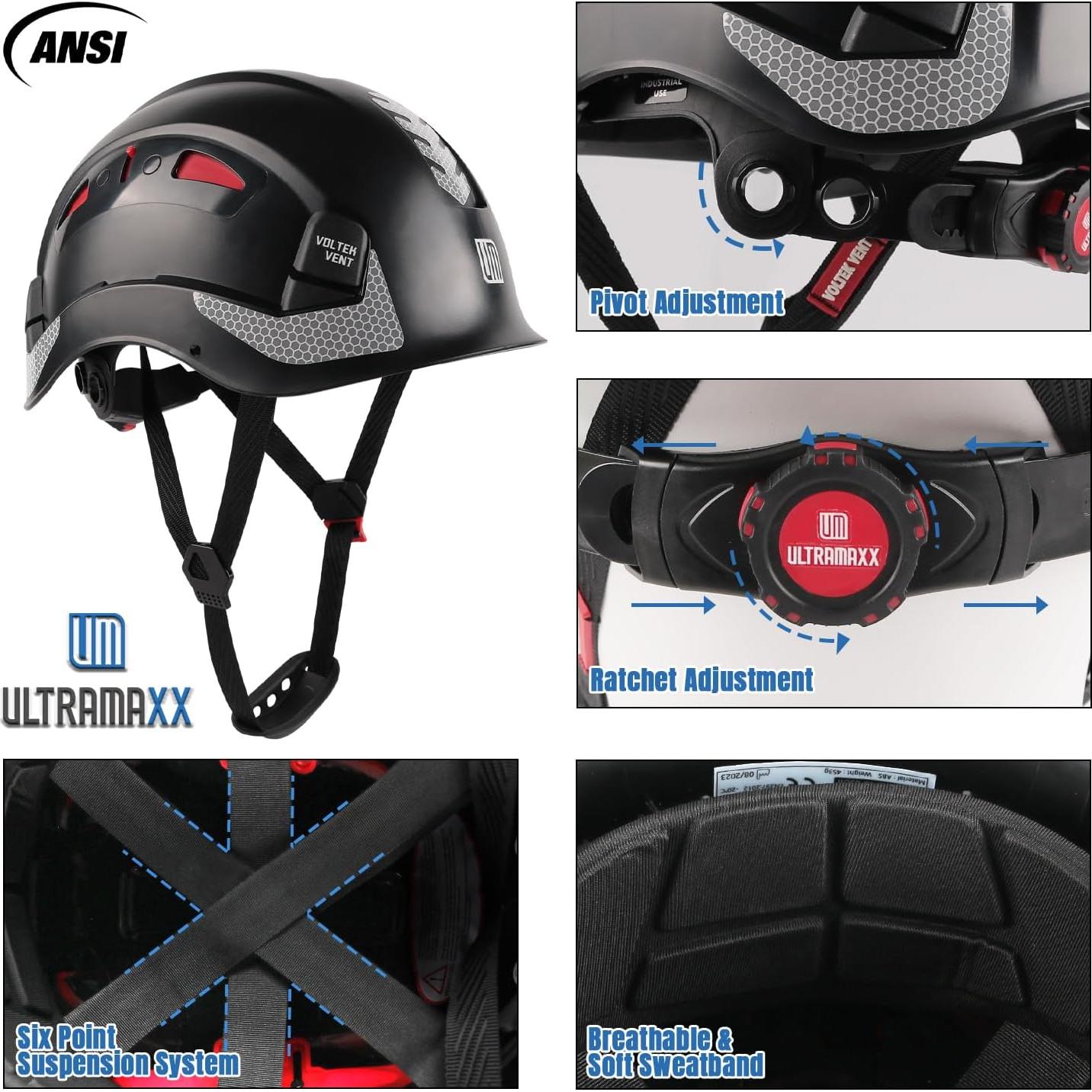 Casco de Seguridad UM ULTRAMAXX VOLTEK VENT Negro