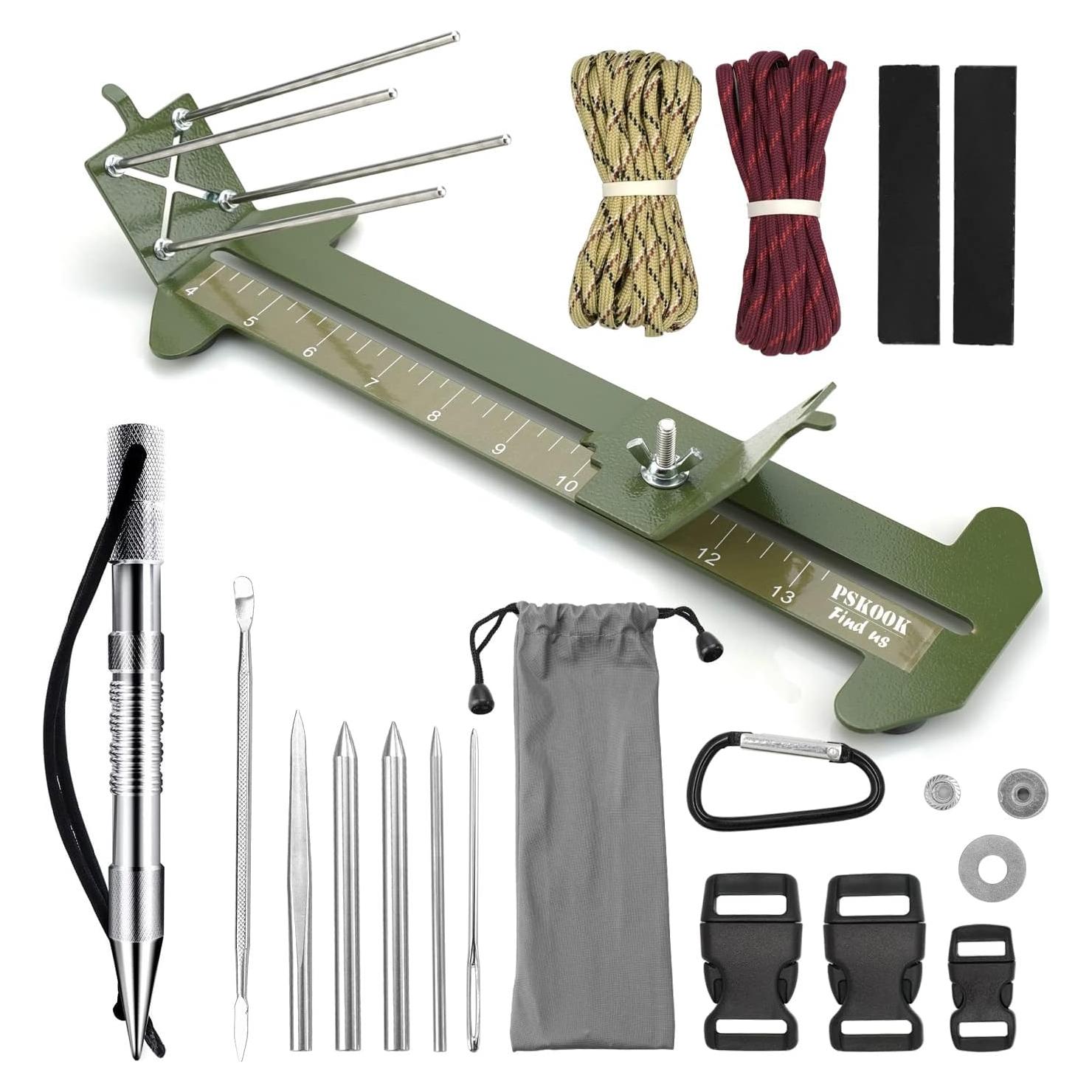 Kit de Juguete para Pulsera de Paracord PSKOOK 16 Piezas