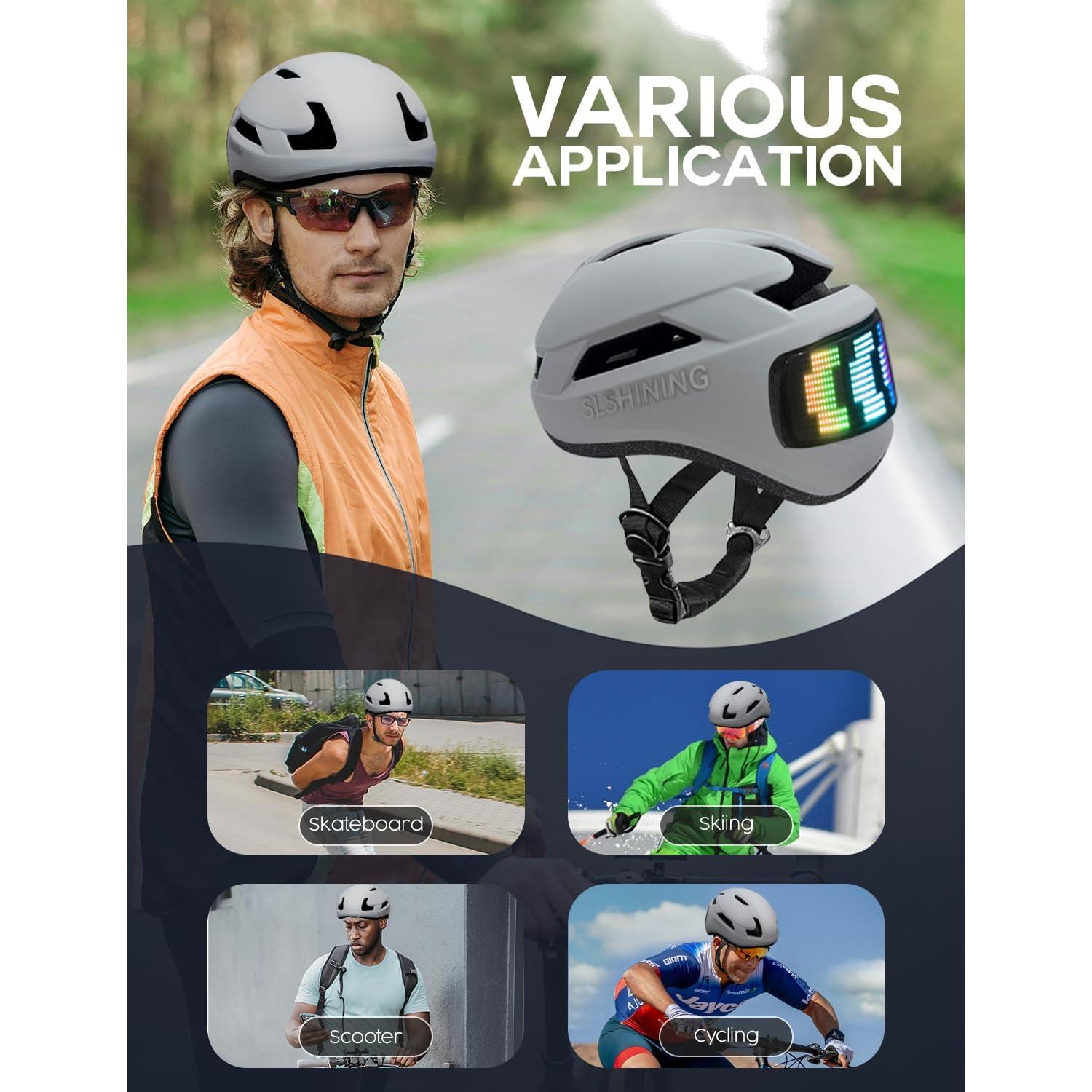 Casco de Bicicleta Docgari DGR-T04 con Luz LED Personalizable