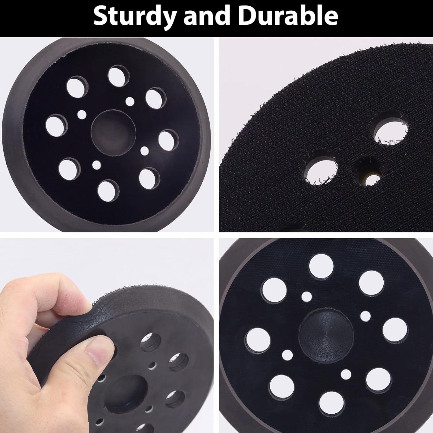 Pad de Lijadora Orbital 5" SHUTTLE GENIUS con 8 Agujeros