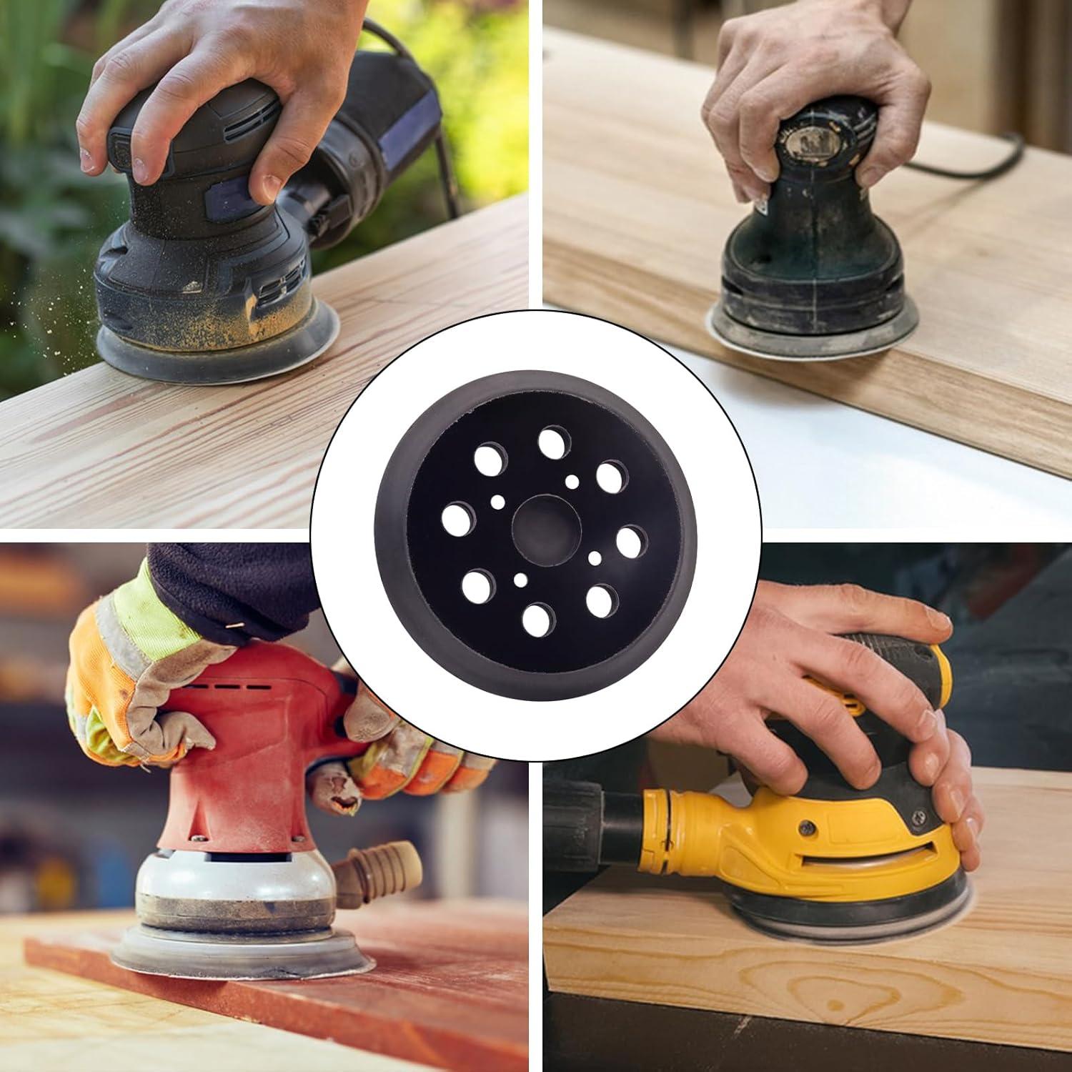 Pad de Lijadora Orbital 5" SHUTTLE GENIUS con 8 Agujeros