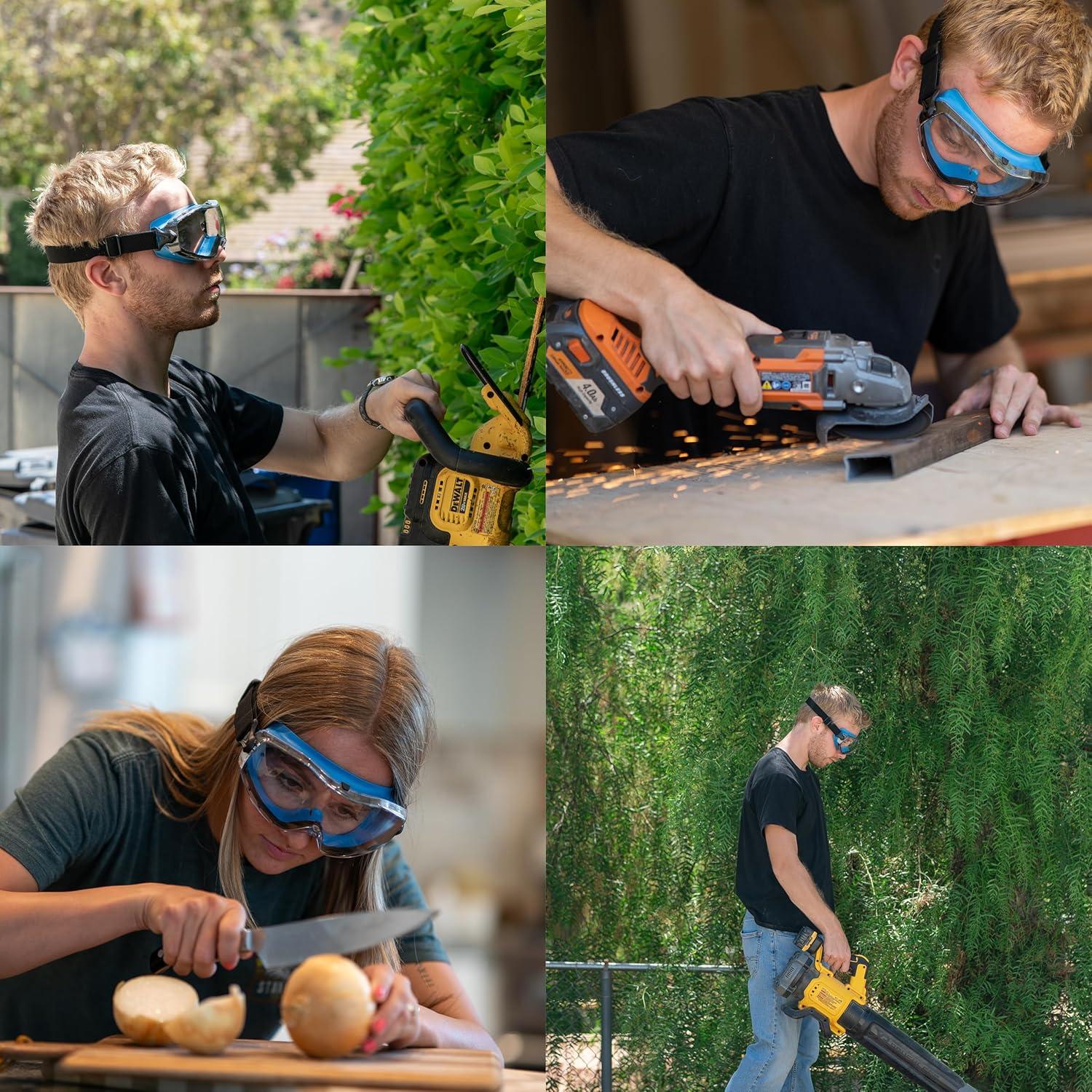 Gafas de Seguridad SolidWork Anti-Niebla Lente Transparente