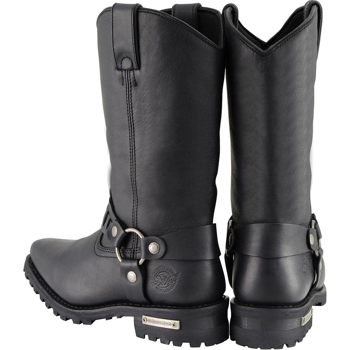 Botas de Motocicleta de Cuero Milwaukee MBM9015 11" Negras