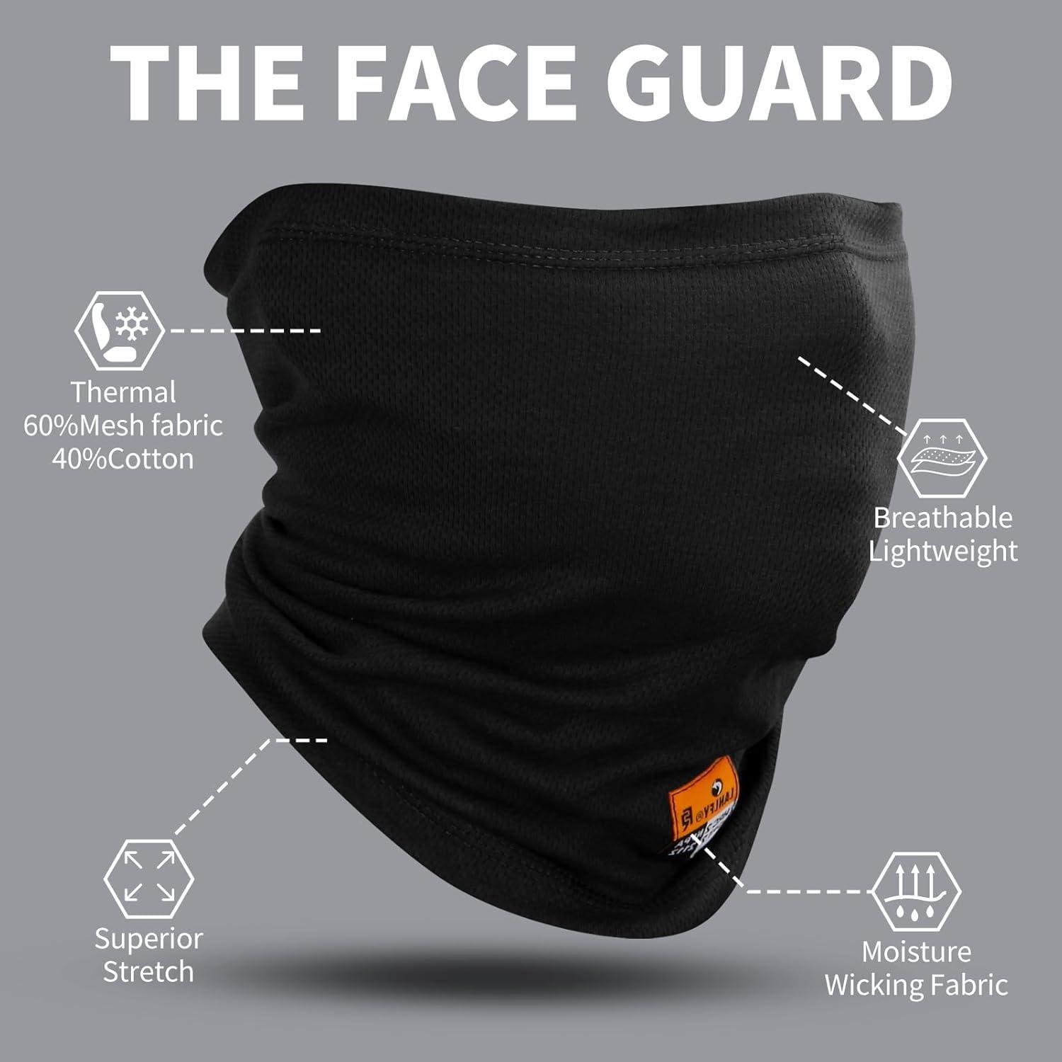 Gaiter de Cuello FR LANLFY Malla Resistente al Fuego