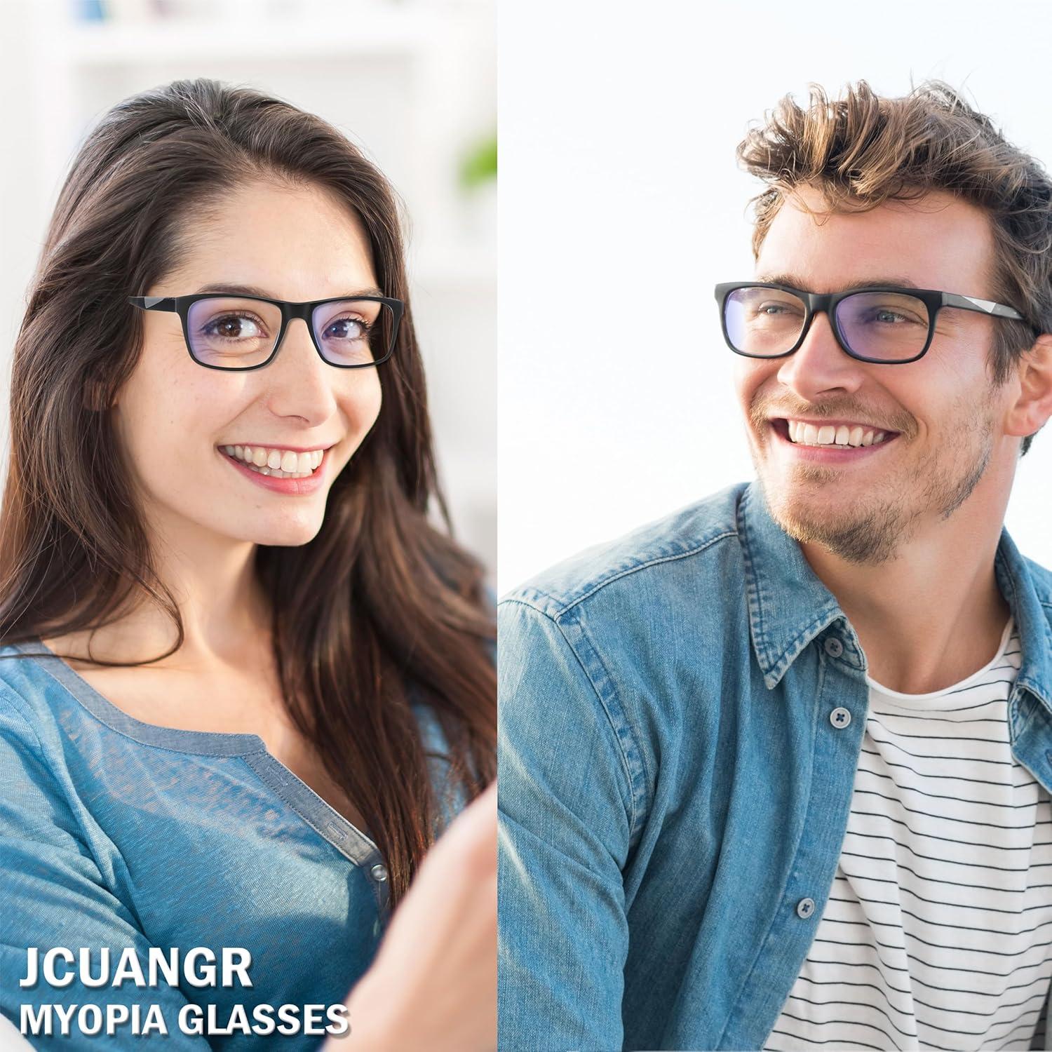 Gafas de Distancia Jcuangr con Bloqueo de Luz Azul - Negro